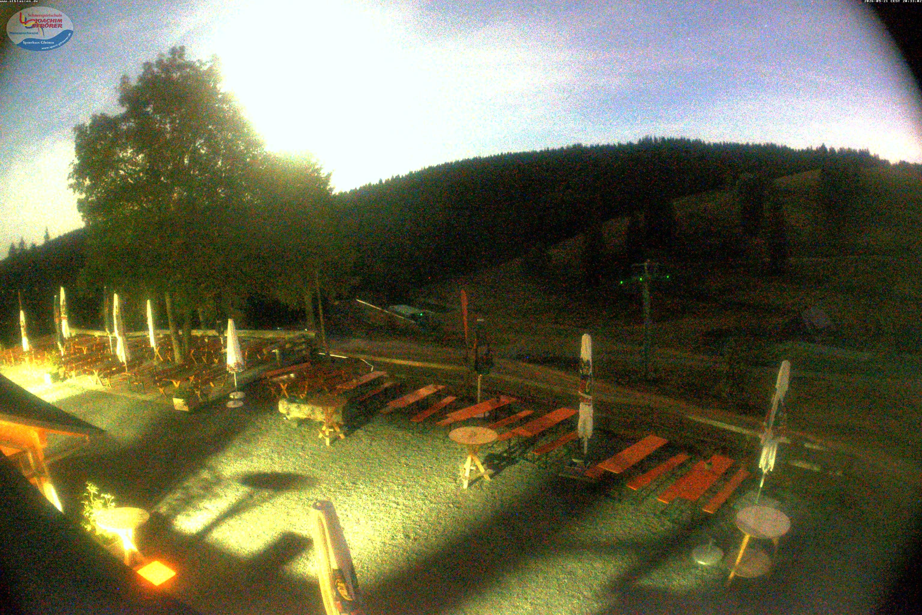 Archiv Foto Webcam Menzenschwander Hütte, Schwarzwald