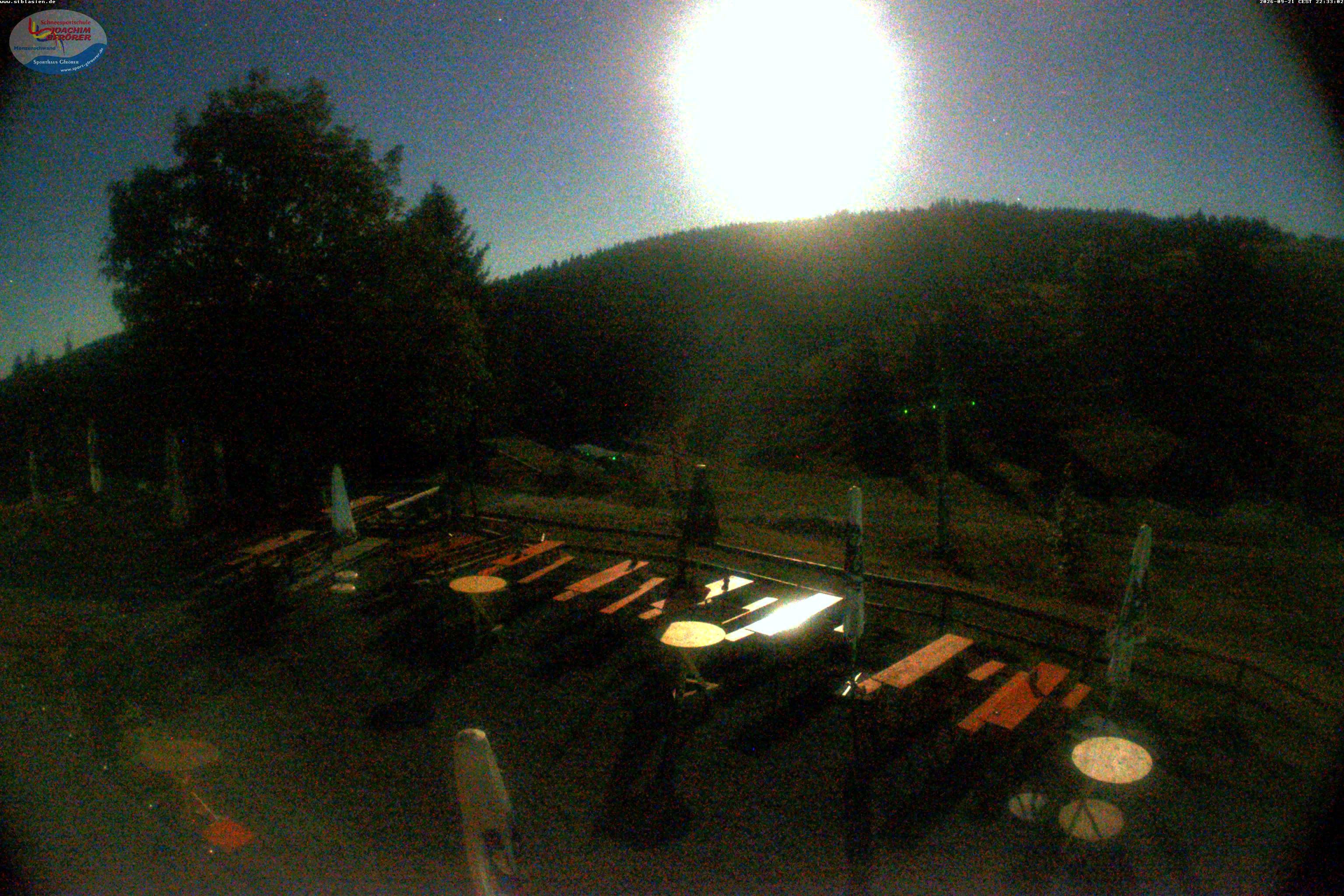 Archiv Foto Webcam Menzenschwander Hütte, Schwarzwald