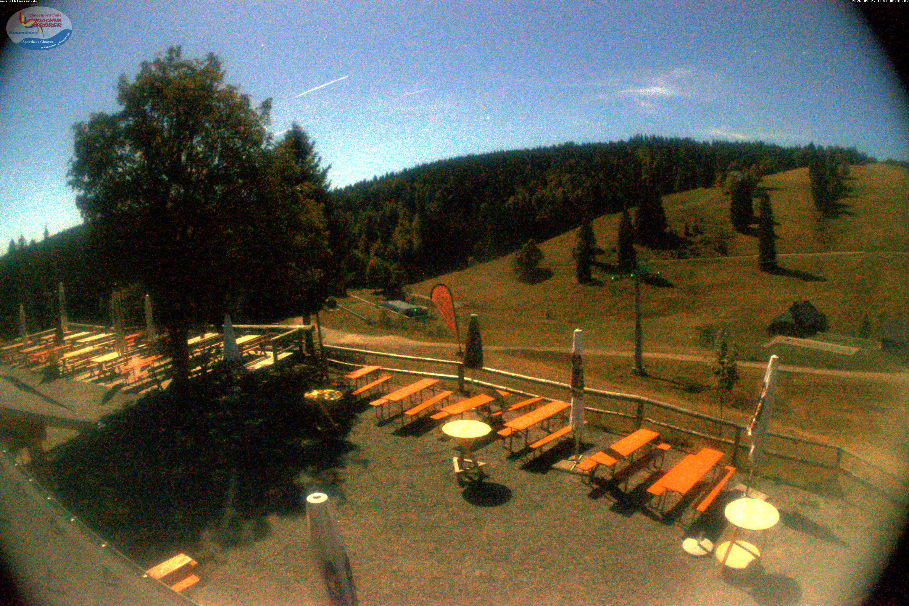 Archiv Foto Webcam Menzenschwander Hütte, Schwarzwald