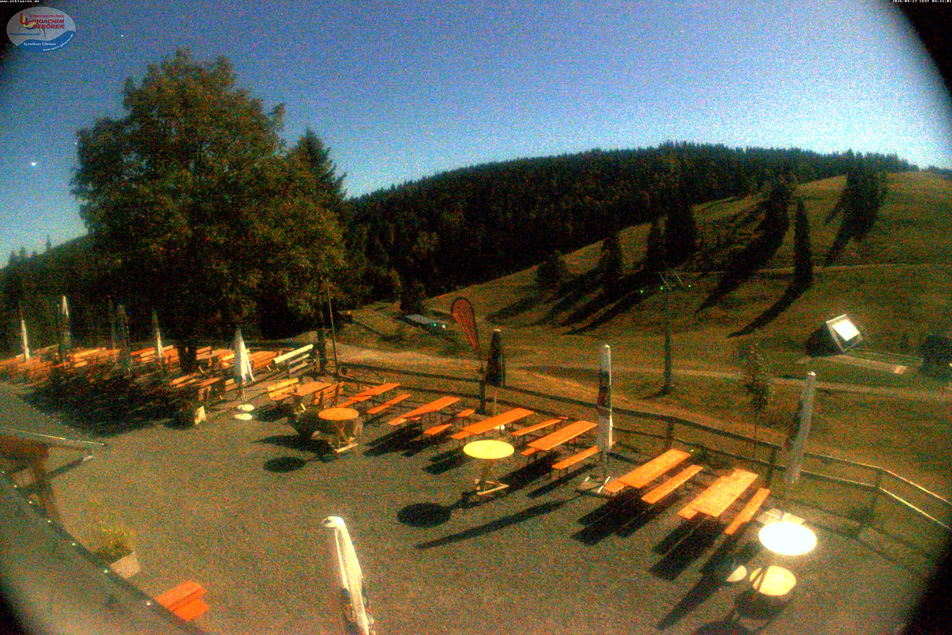 Archiv Foto Webcam Menzenschwander Hütte, Schwarzwald
