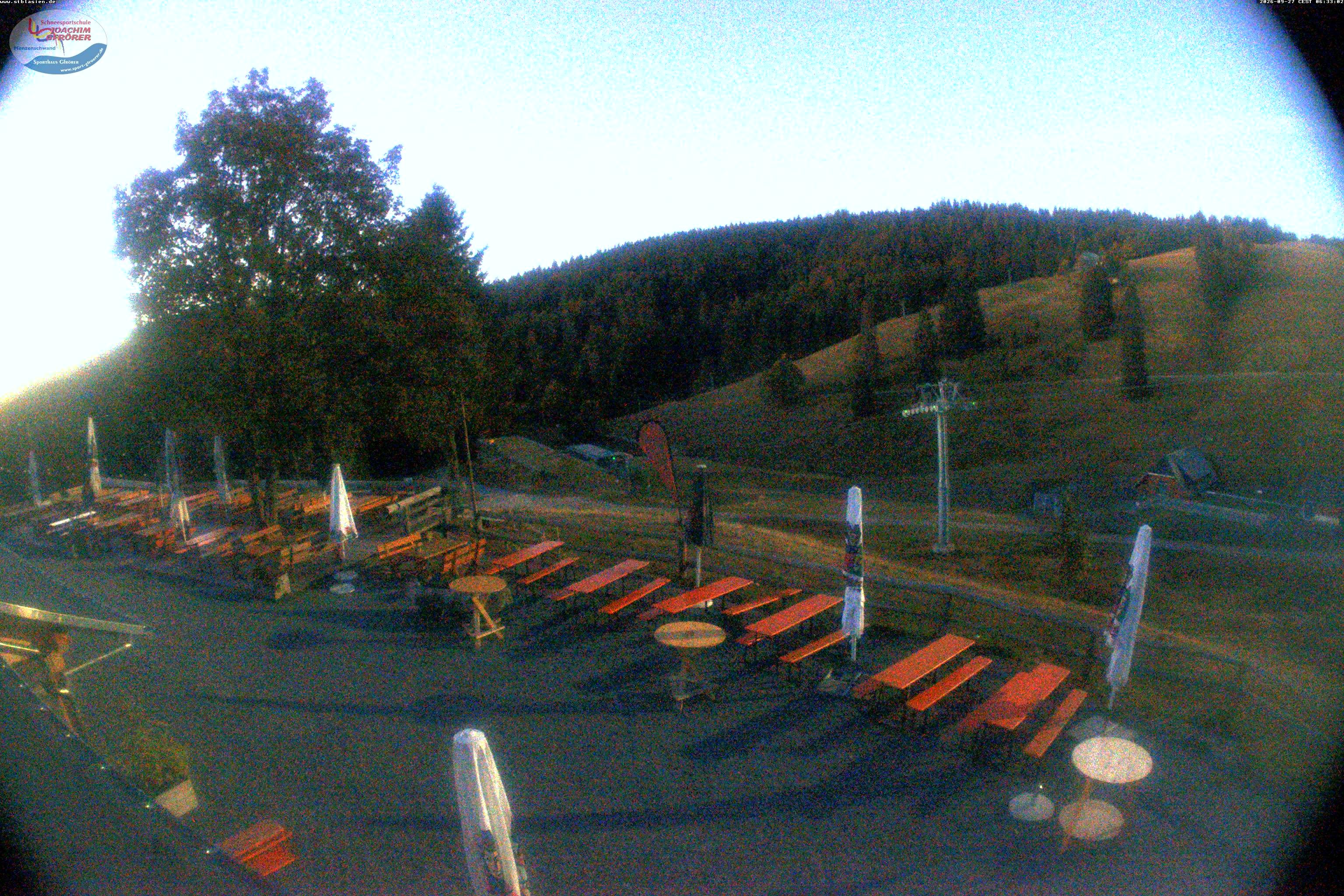 Archiv Foto Webcam Menzenschwander Hütte, Schwarzwald