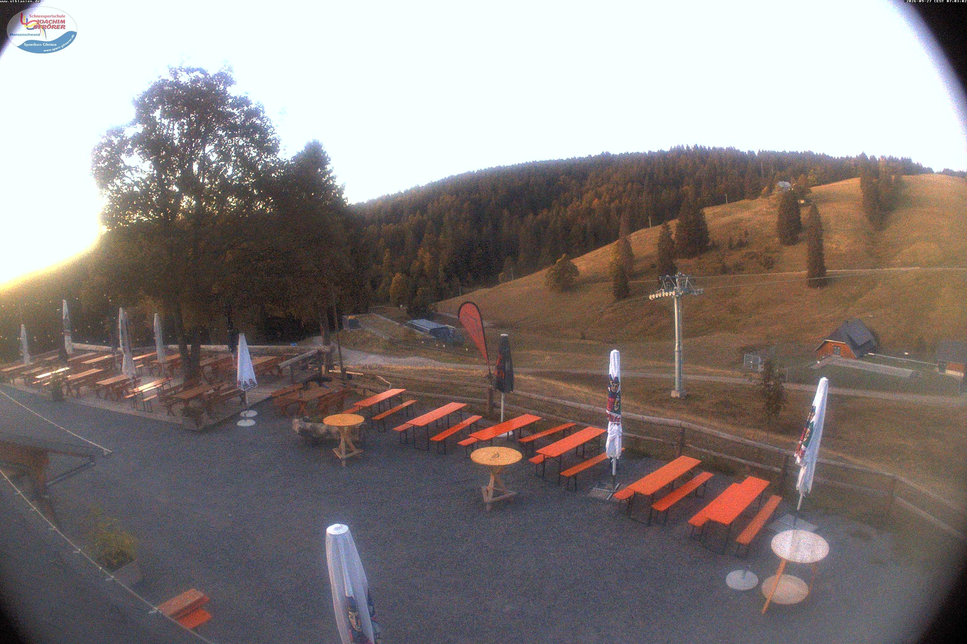 Archiv Foto Webcam Menzenschwander Hütte, Schwarzwald