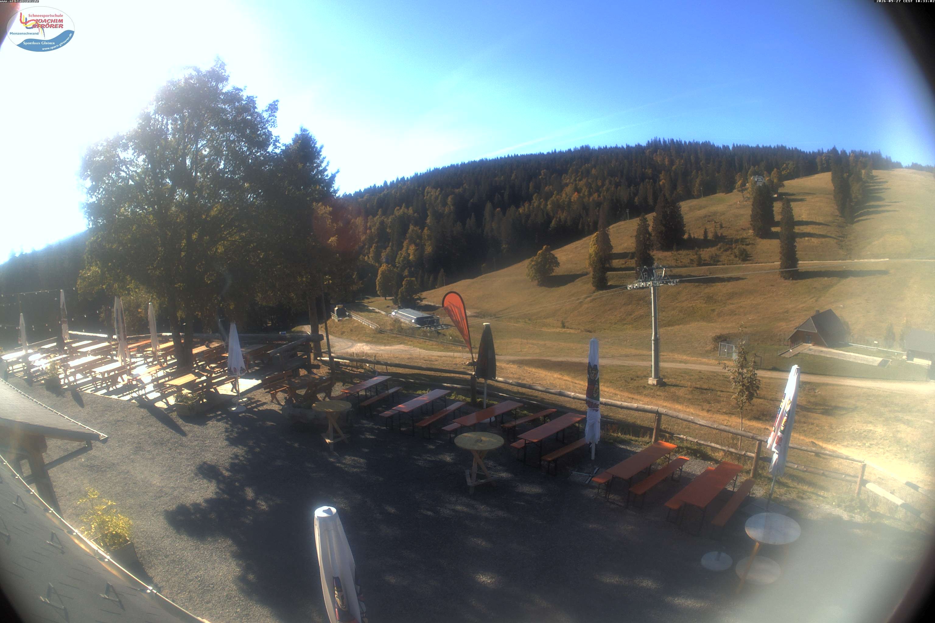 Archiv Foto Webcam Menzenschwander Hütte, Schwarzwald