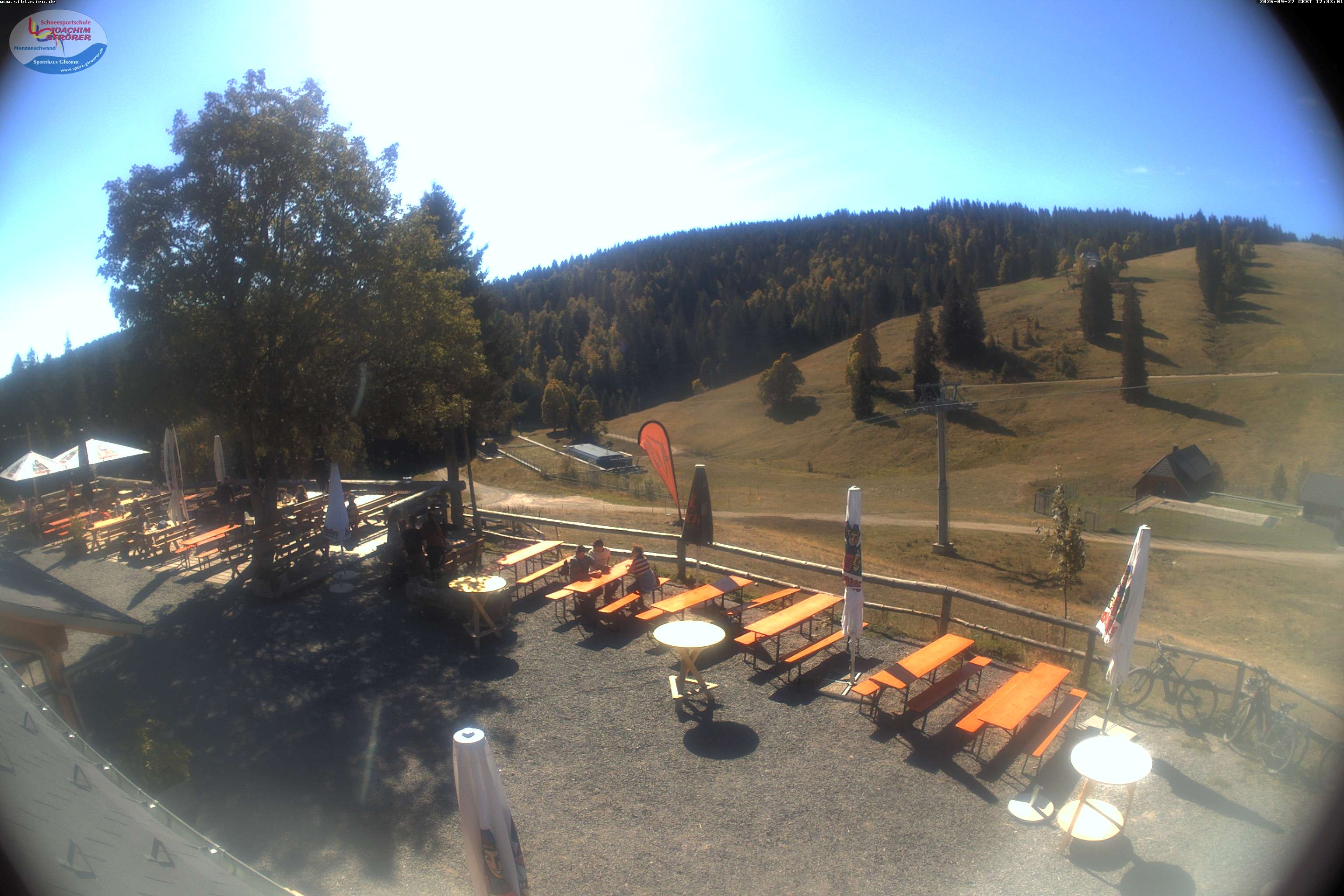 Archiv Foto Webcam Menzenschwander Hütte, Schwarzwald