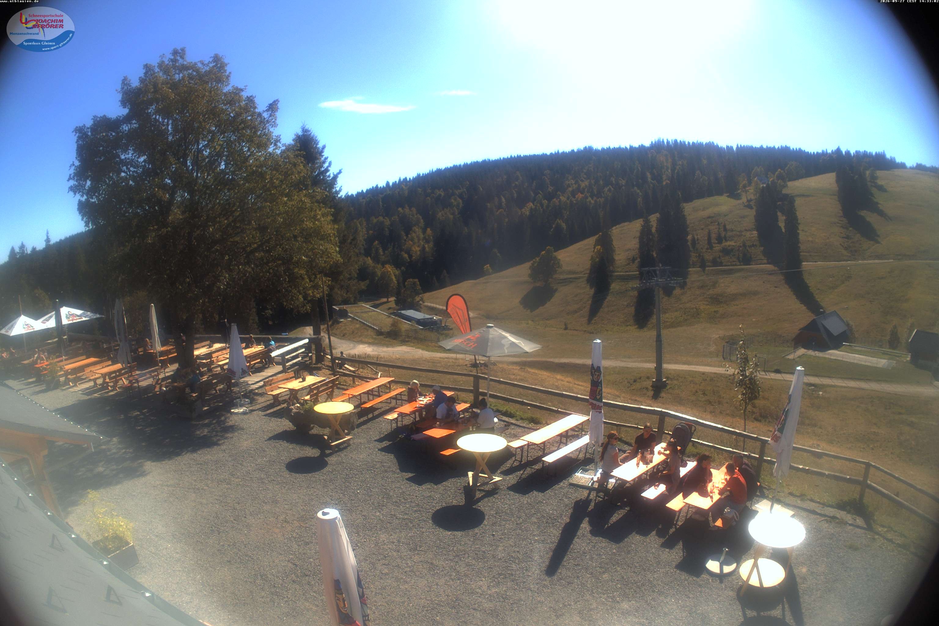 Archiv Foto Webcam Menzenschwander Hütte, Schwarzwald