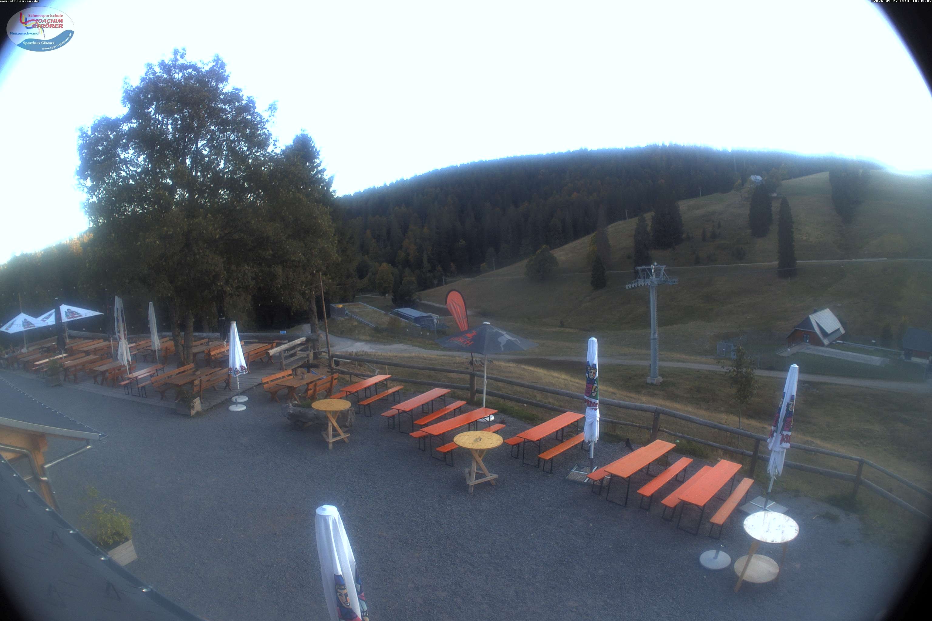 Archiv Foto Webcam Menzenschwander Hütte, Schwarzwald