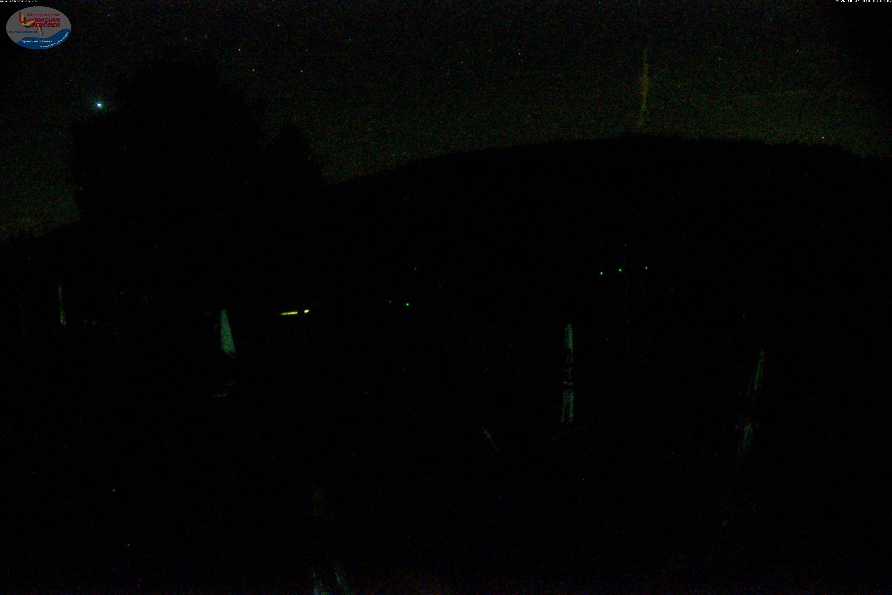 Archiv Foto Webcam Menzenschwander Hütte, Schwarzwald