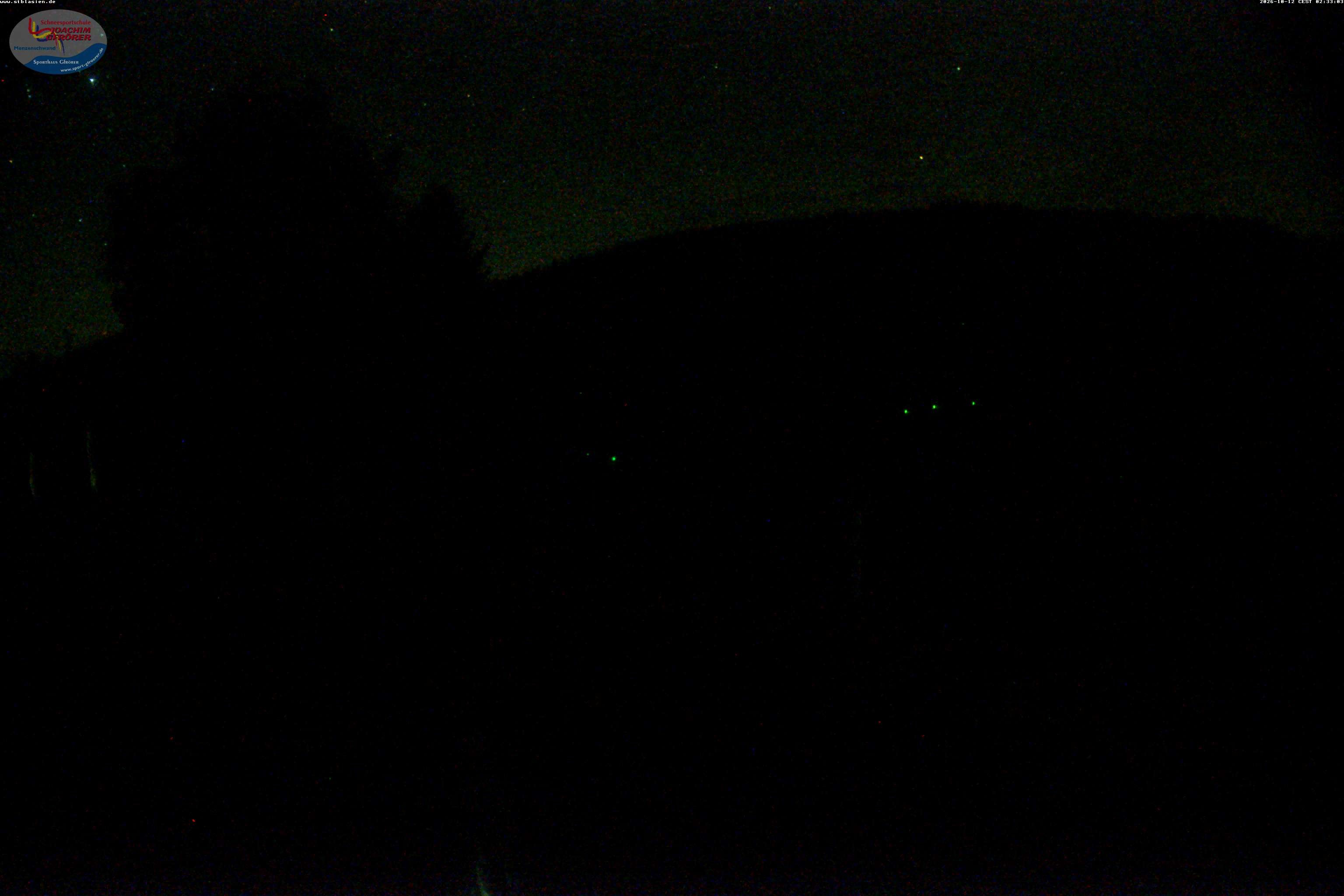 Archiv Foto Webcam Menzenschwander Hütte, Schwarzwald