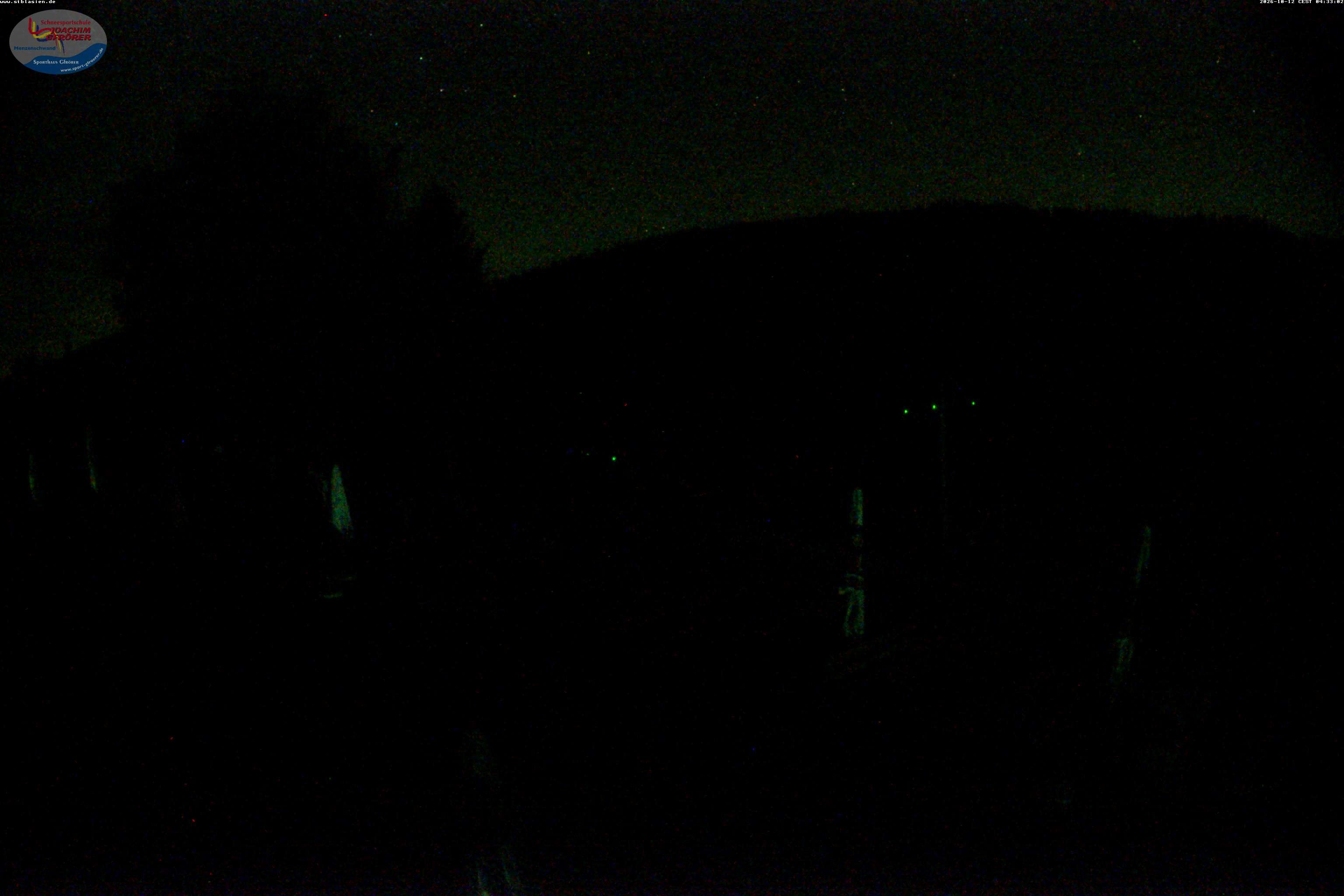 Archiv Foto Webcam Menzenschwander Hütte, Schwarzwald