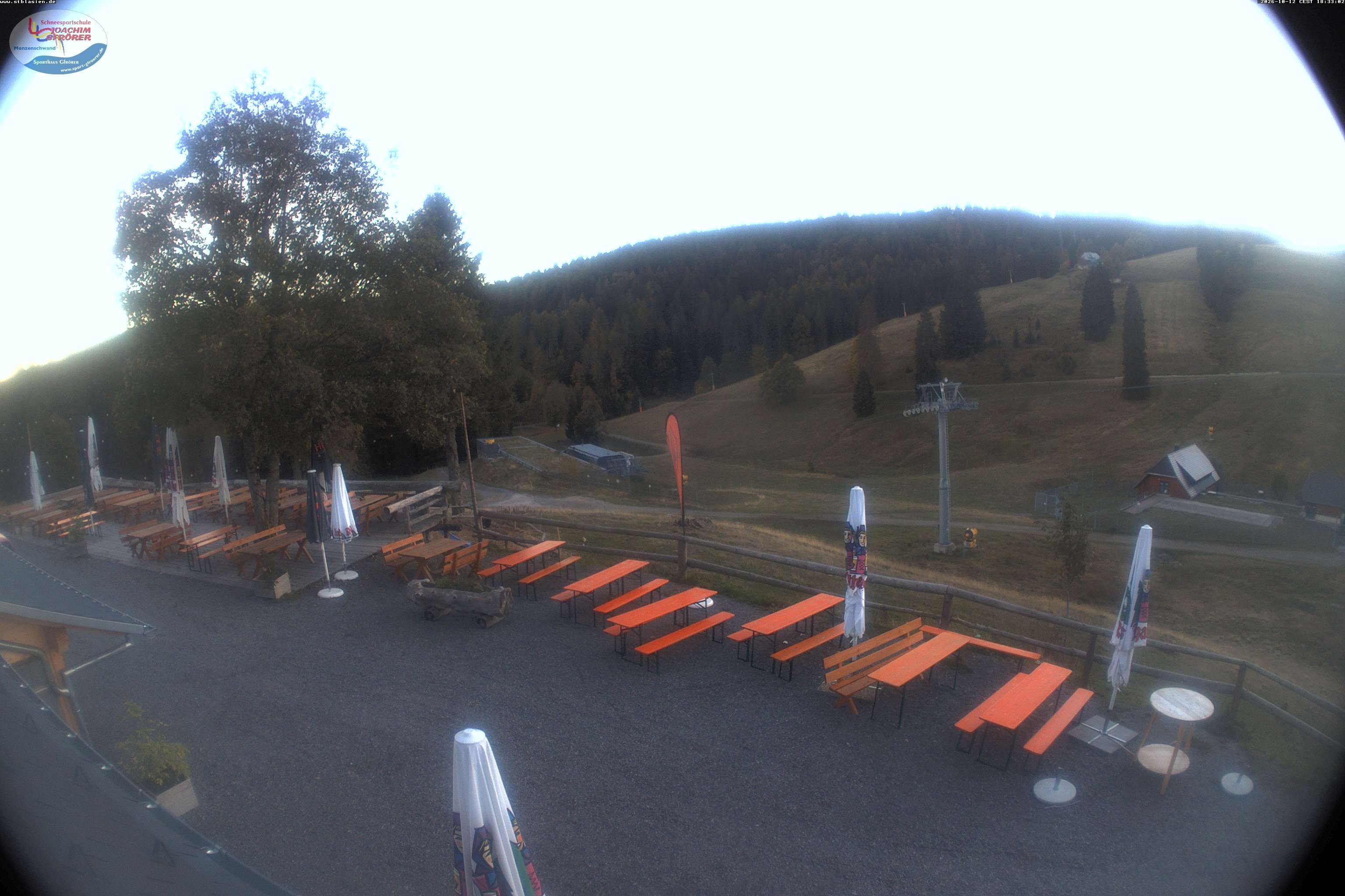 Archiv Foto Webcam Menzenschwander Hütte, Schwarzwald