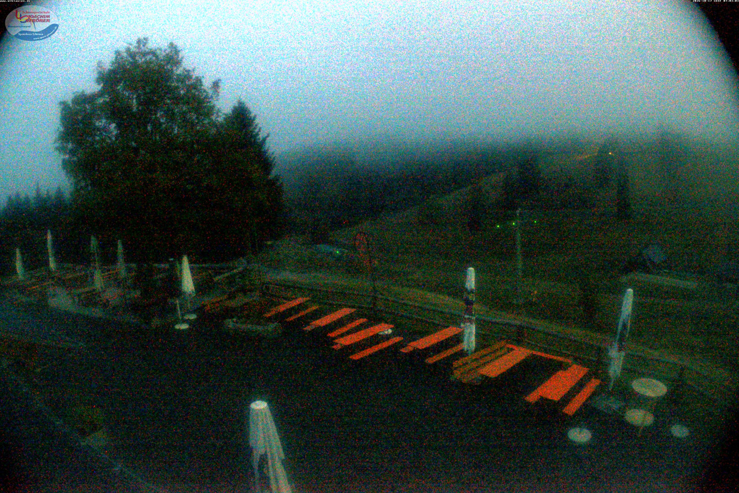 Archiv Foto Webcam Menzenschwander Hütte, Schwarzwald