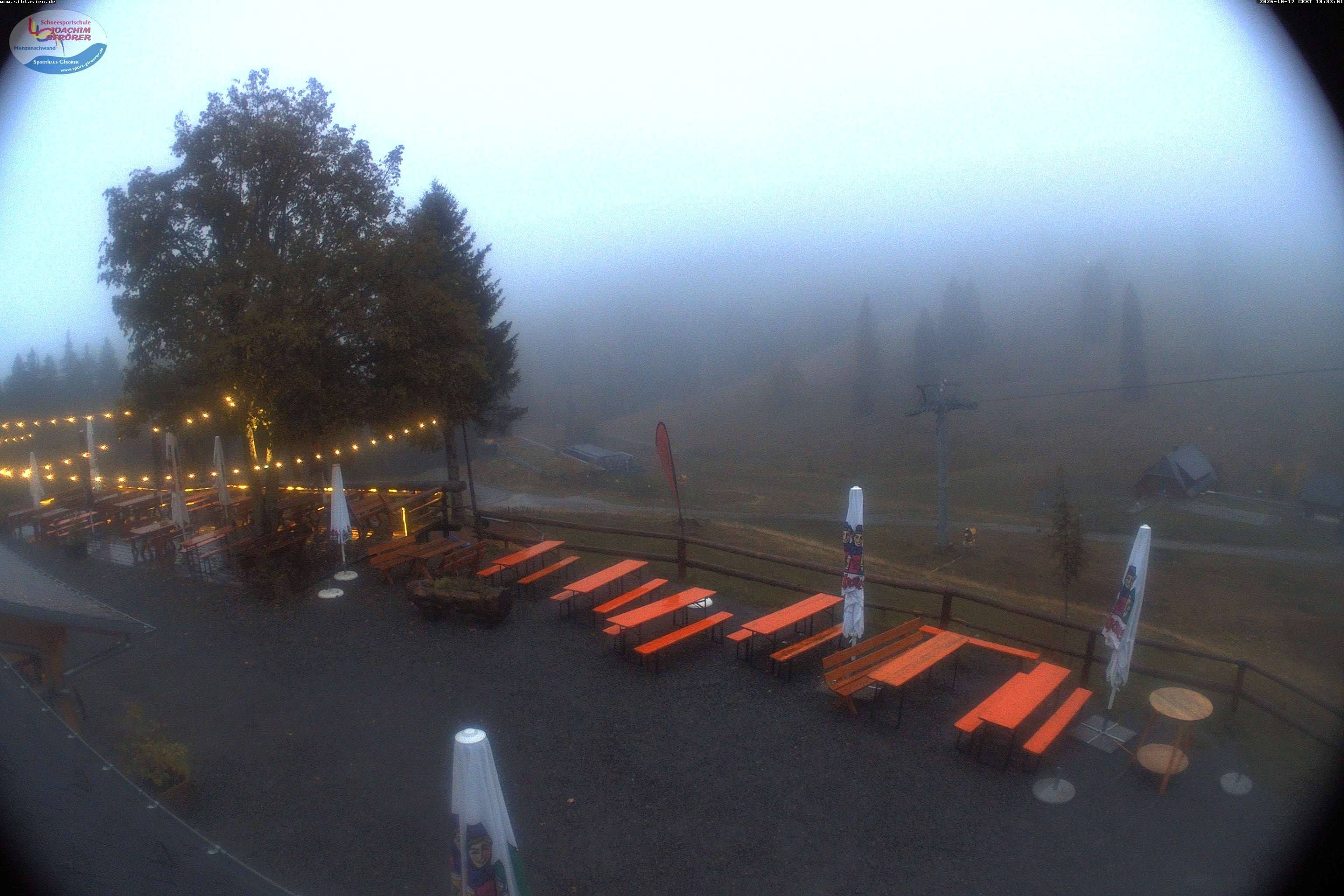 Archiv Foto Webcam Menzenschwander Hütte, Schwarzwald