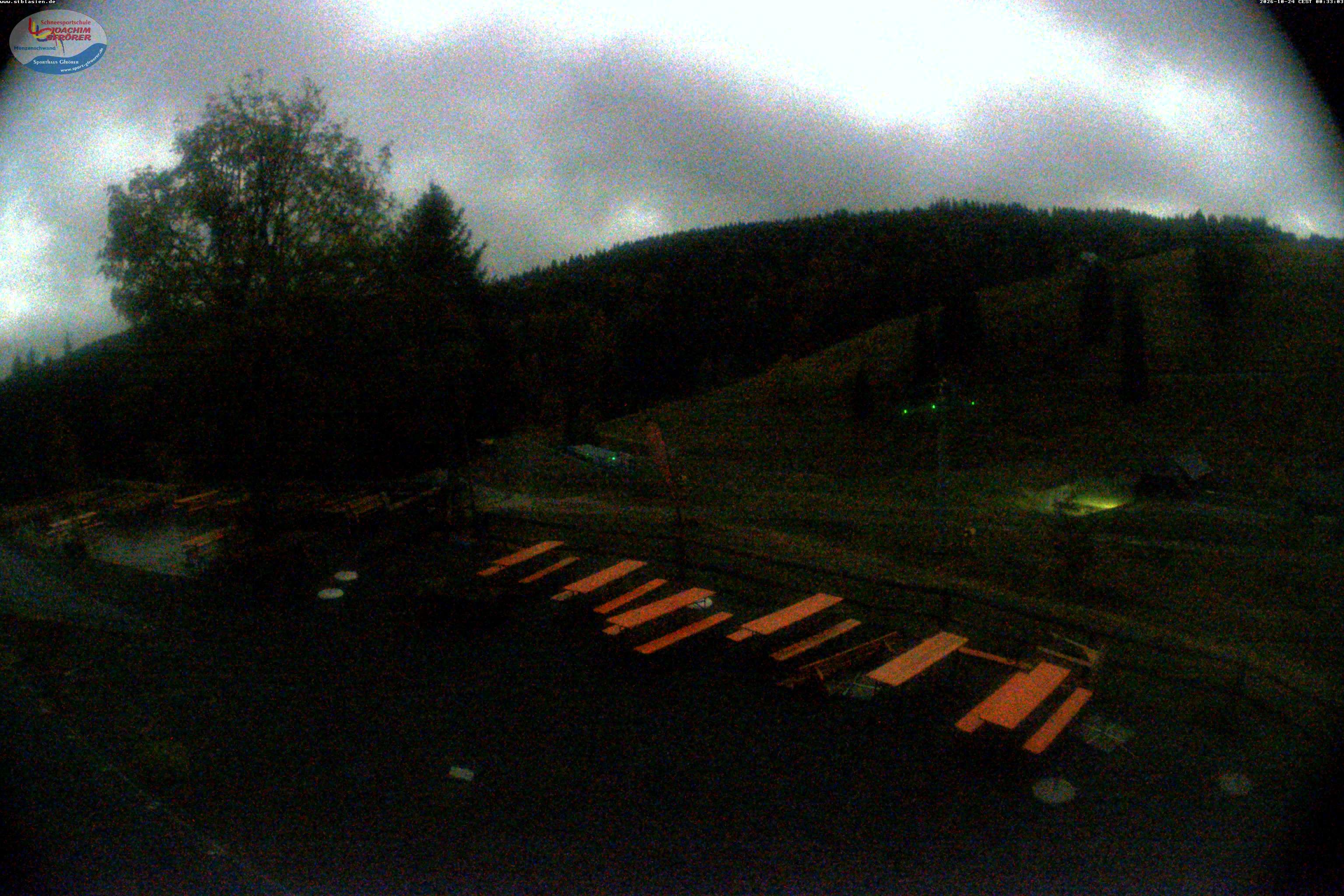 Archiv Foto Webcam Menzenschwander Hütte, Schwarzwald