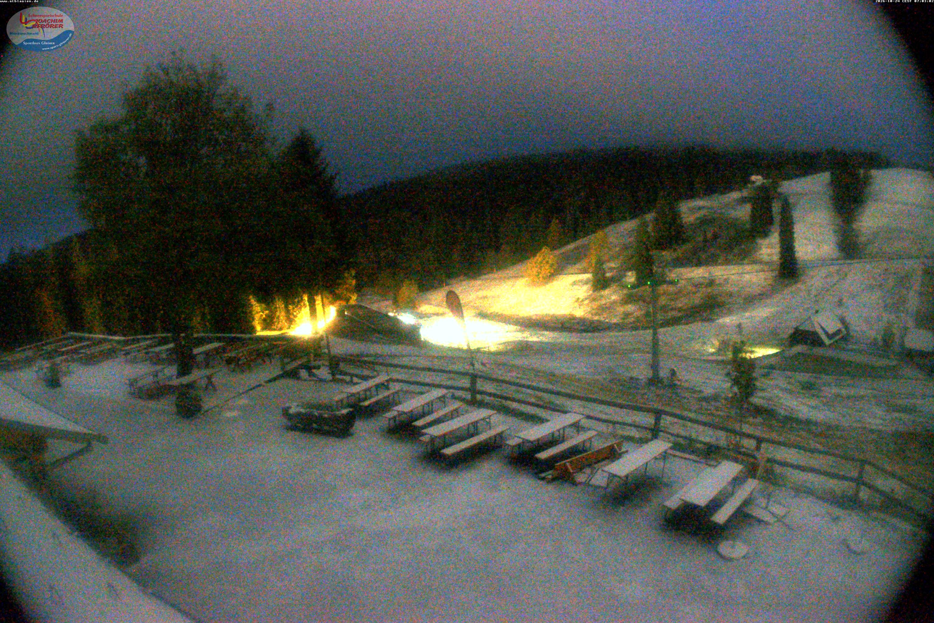 Archiv Foto Webcam Menzenschwander Hütte, Schwarzwald