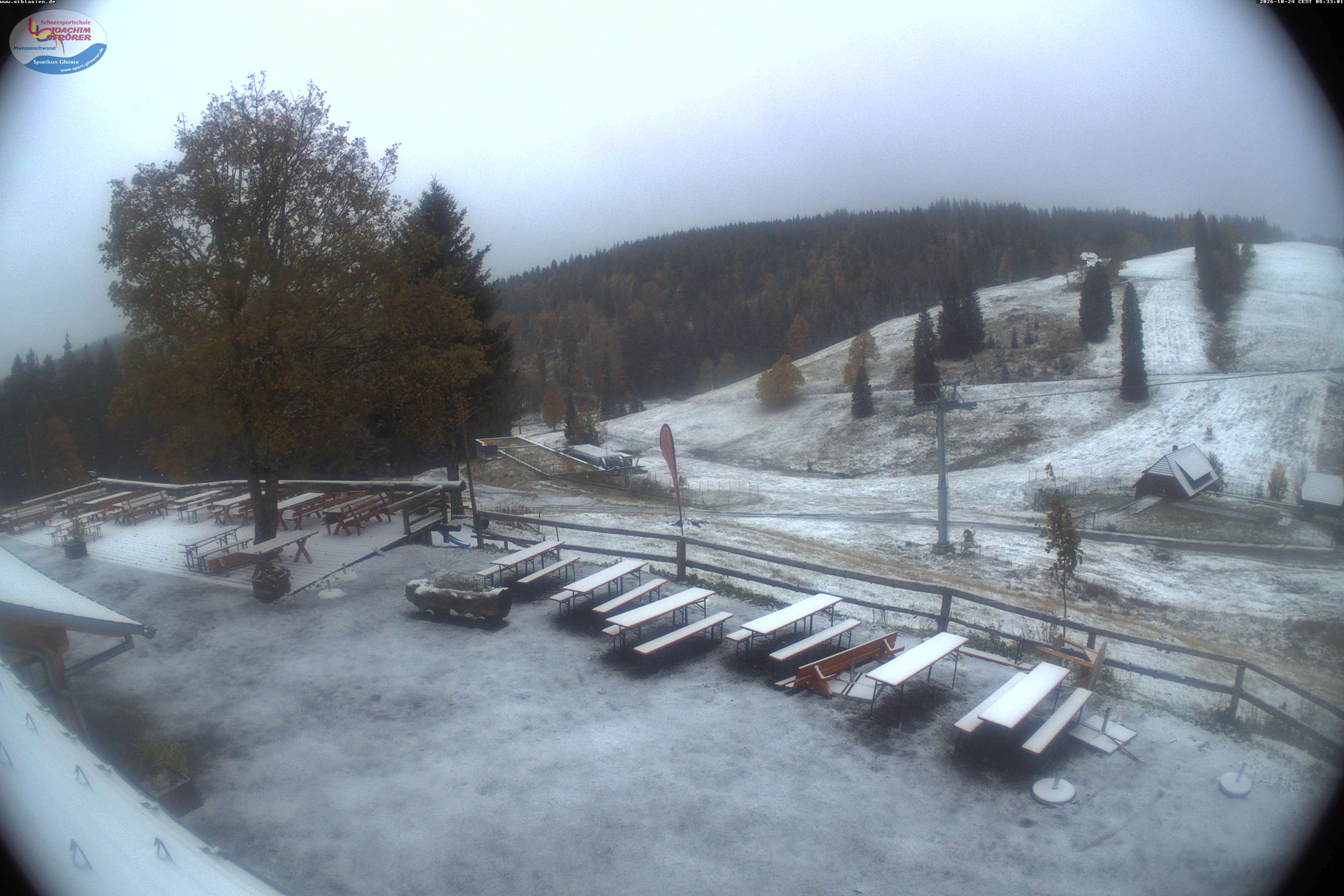 Archiv Foto Webcam Menzenschwander Hütte, Schwarzwald
