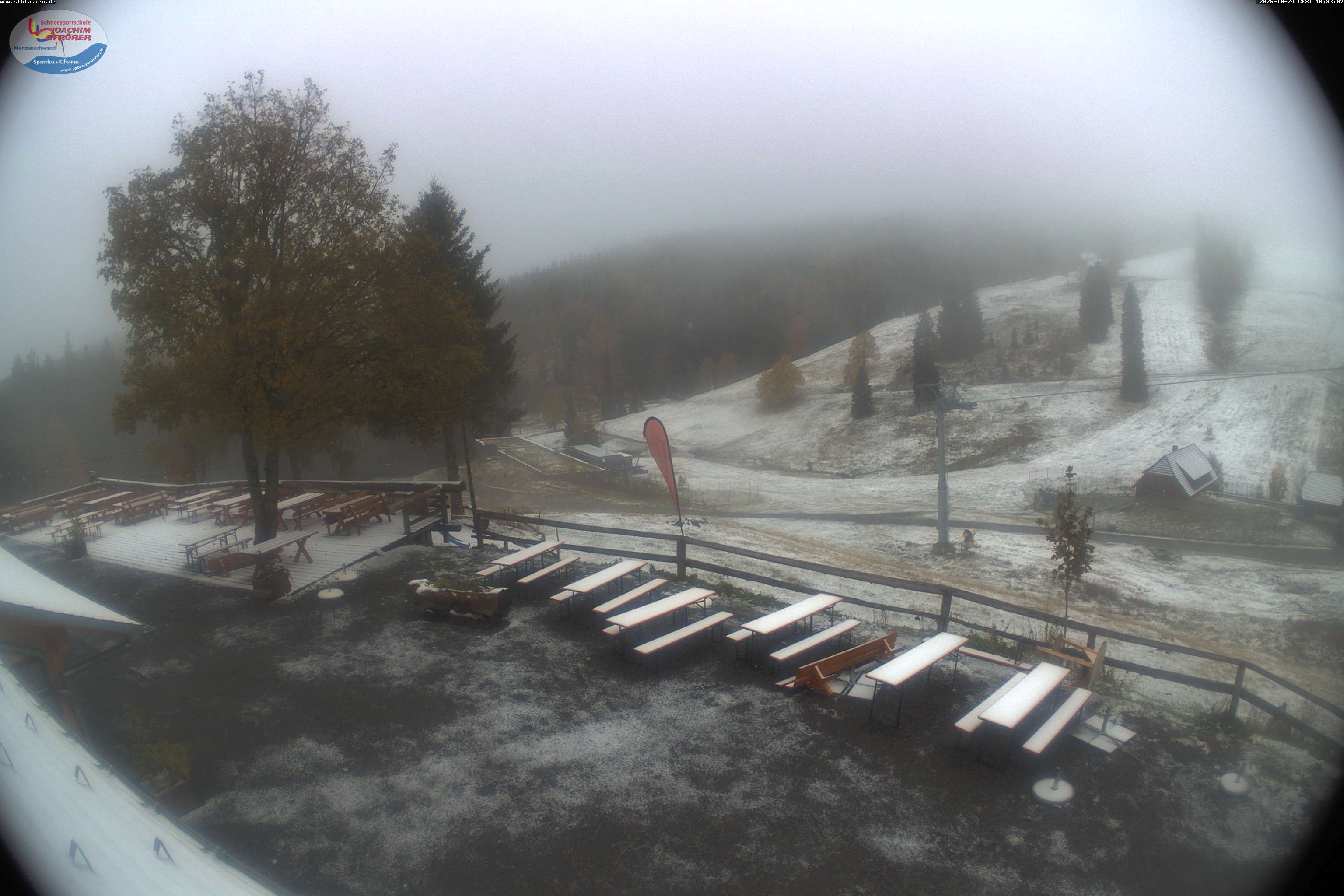 Archiv Foto Webcam Menzenschwander Hütte, Schwarzwald