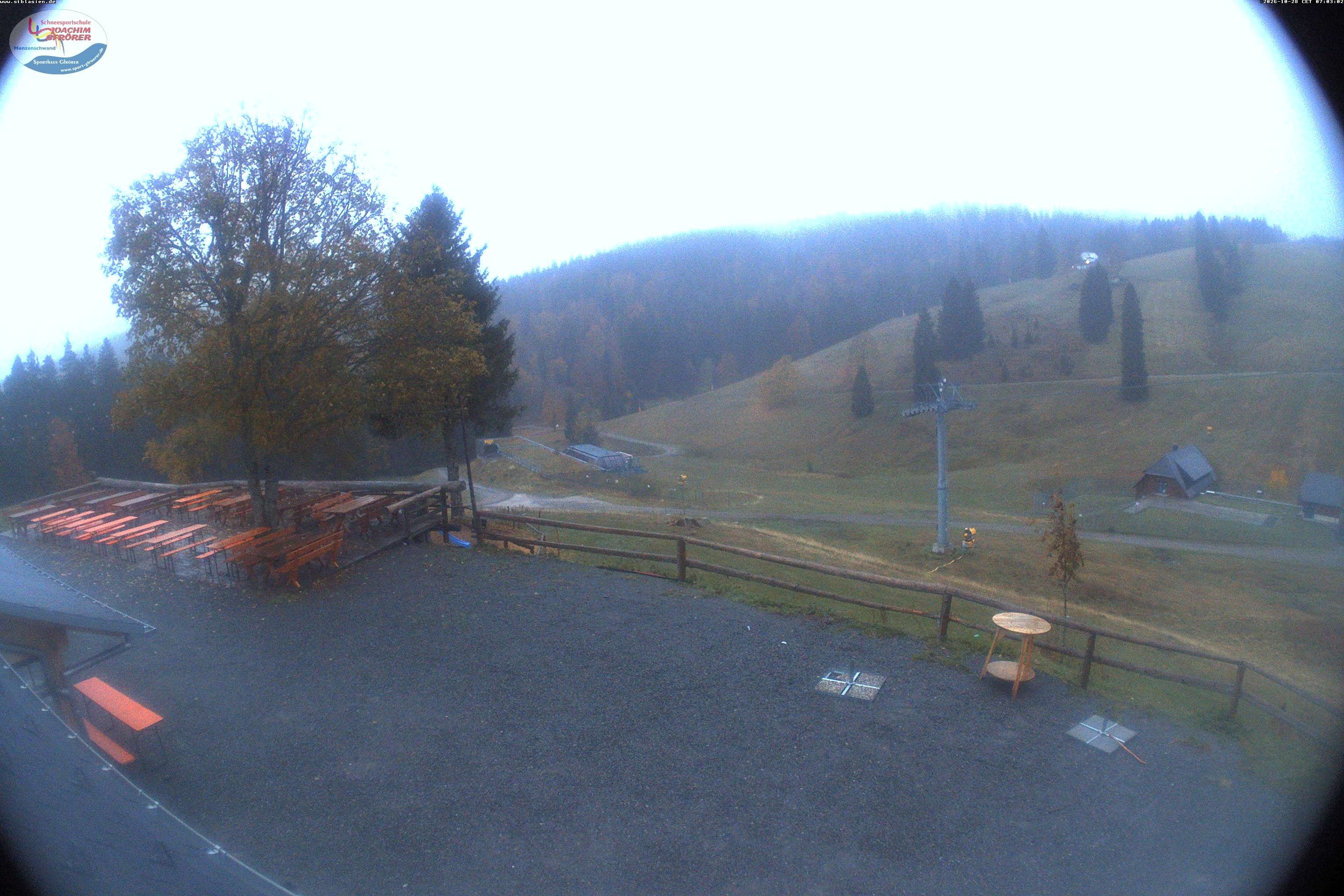 Archived image Webcam Mountain hut Menzenschwand