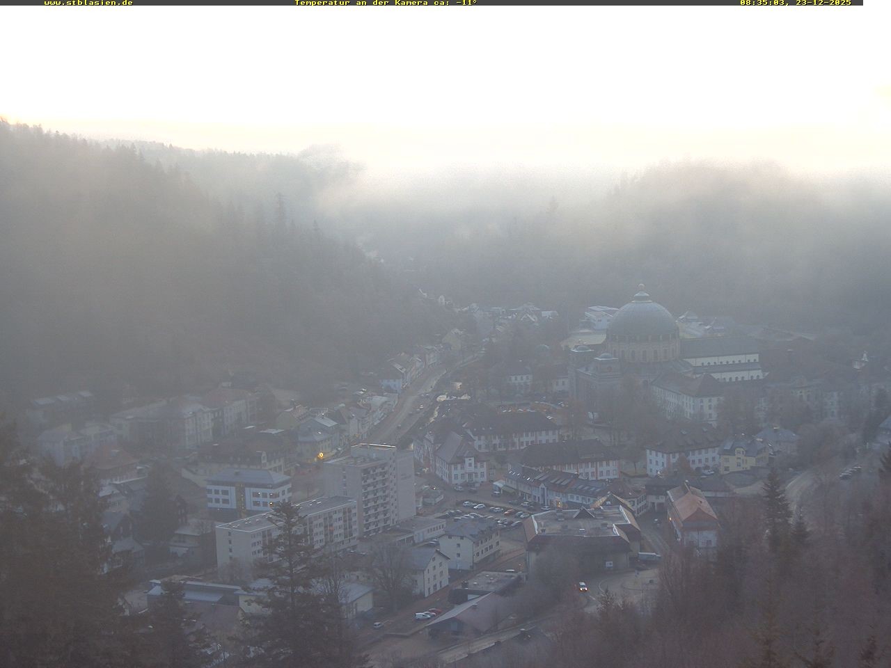 Archiv Foto Webcam Schwarzwald: St. Blasien