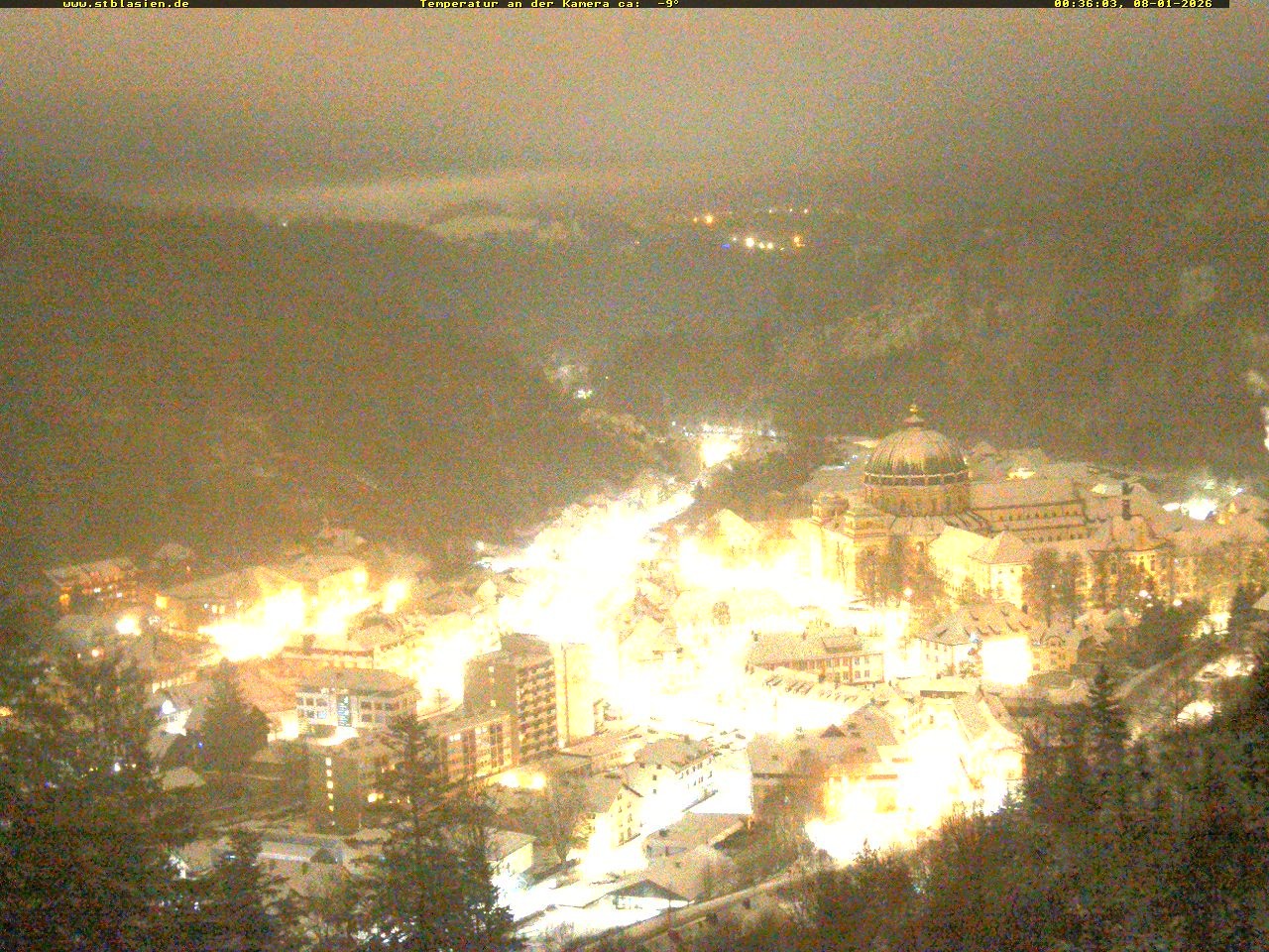 Archiv Foto Webcam Schwarzwald: St. Blasien