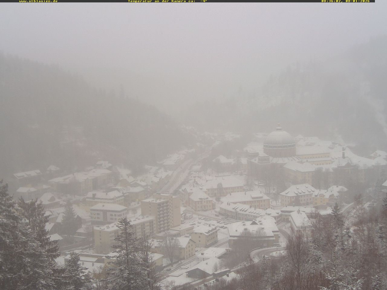 Archiv Foto Webcam Schwarzwald: St. Blasien