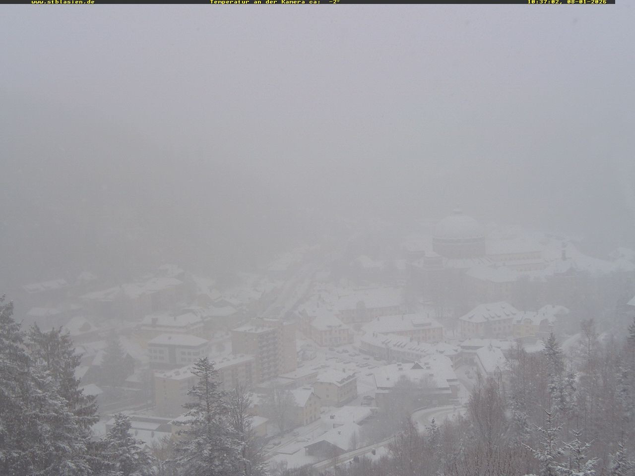 Archiv Foto Webcam Schwarzwald: St. Blasien