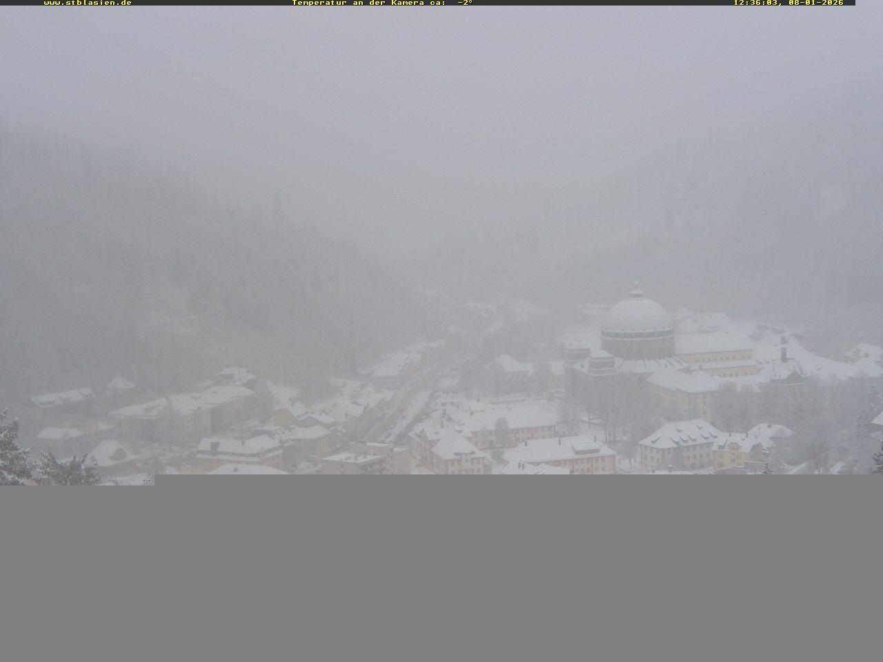 Archived image Webcam Black Forest: St. Blasien