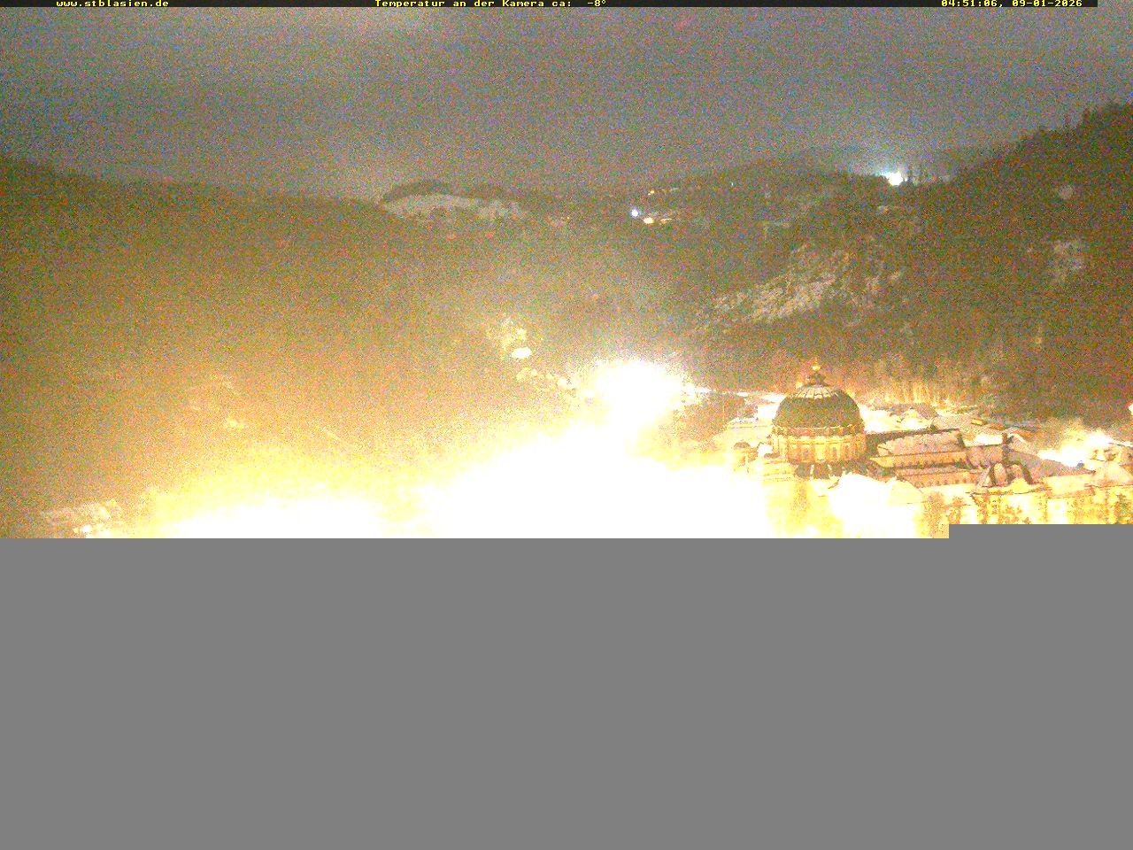 Archived image Webcam Black Forest: St. Blasien