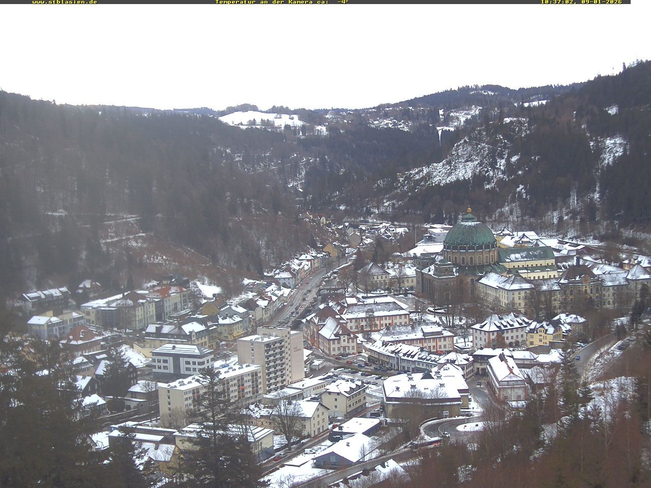 Archiv Foto Webcam Schwarzwald: St. Blasien