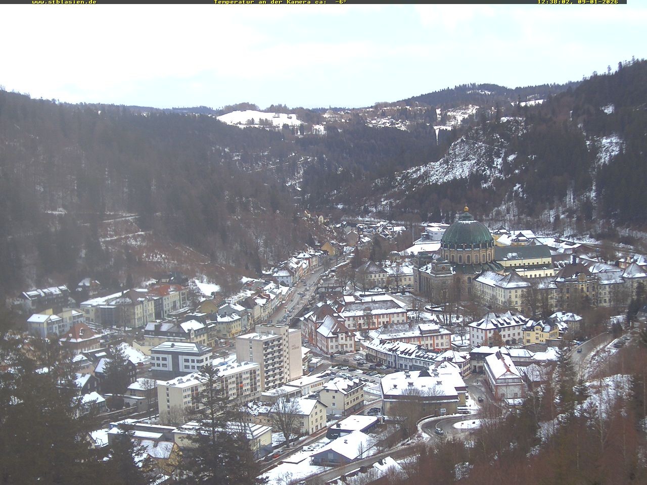 Archiv Foto Webcam Schwarzwald: St. Blasien