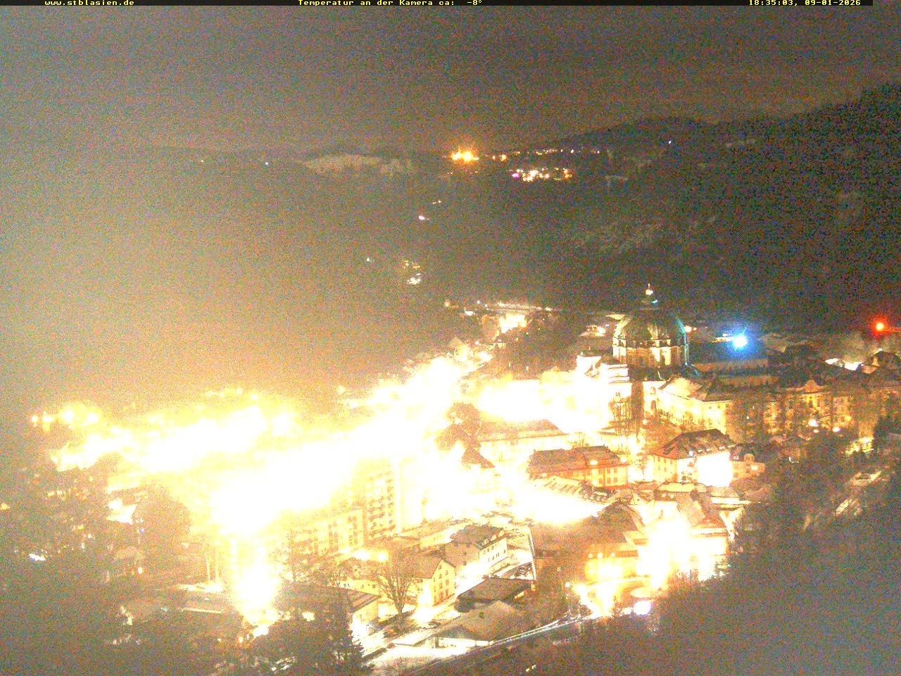 Archiv Foto Webcam Schwarzwald: St. Blasien
