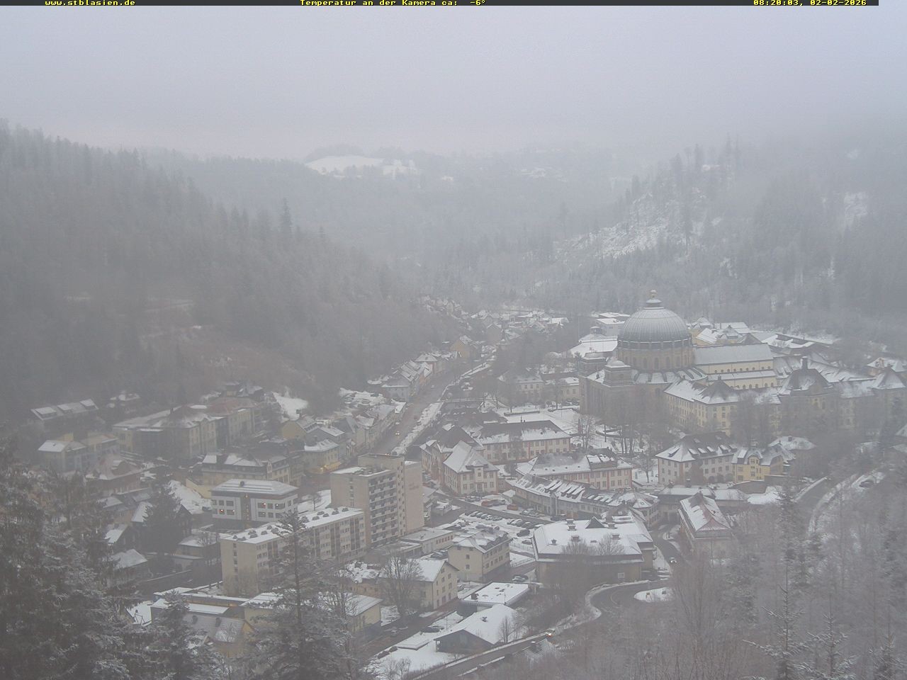 Archiv Foto Webcam Schwarzwald: St. Blasien