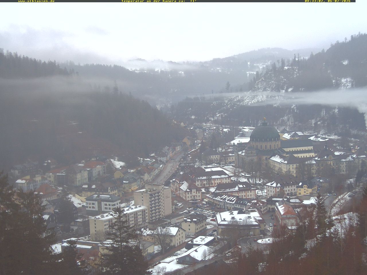 Archiv Foto Webcam Schwarzwald: St. Blasien