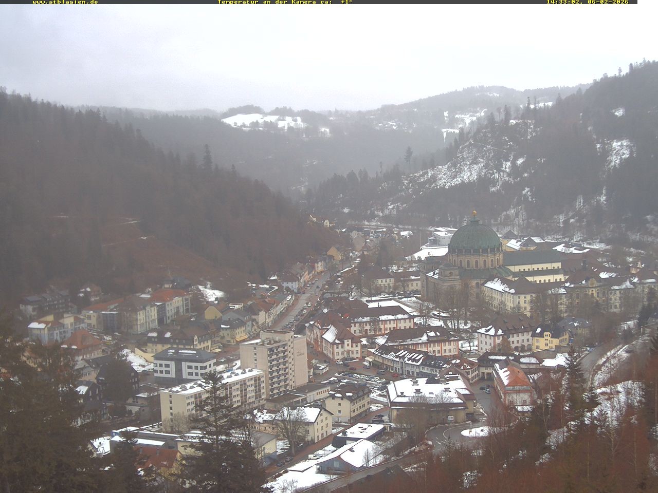 Archiv Foto Webcam Schwarzwald: St. Blasien