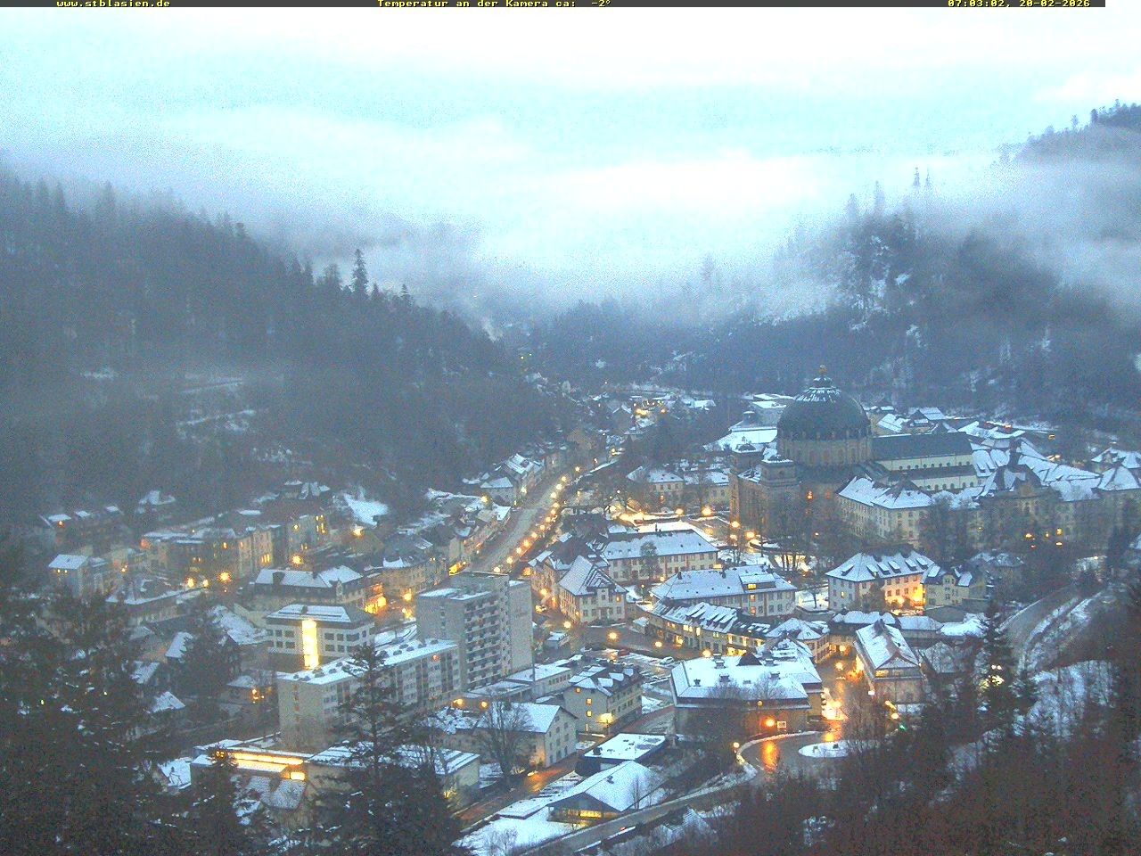 Archiv Foto Webcam Schwarzwald: St. Blasien