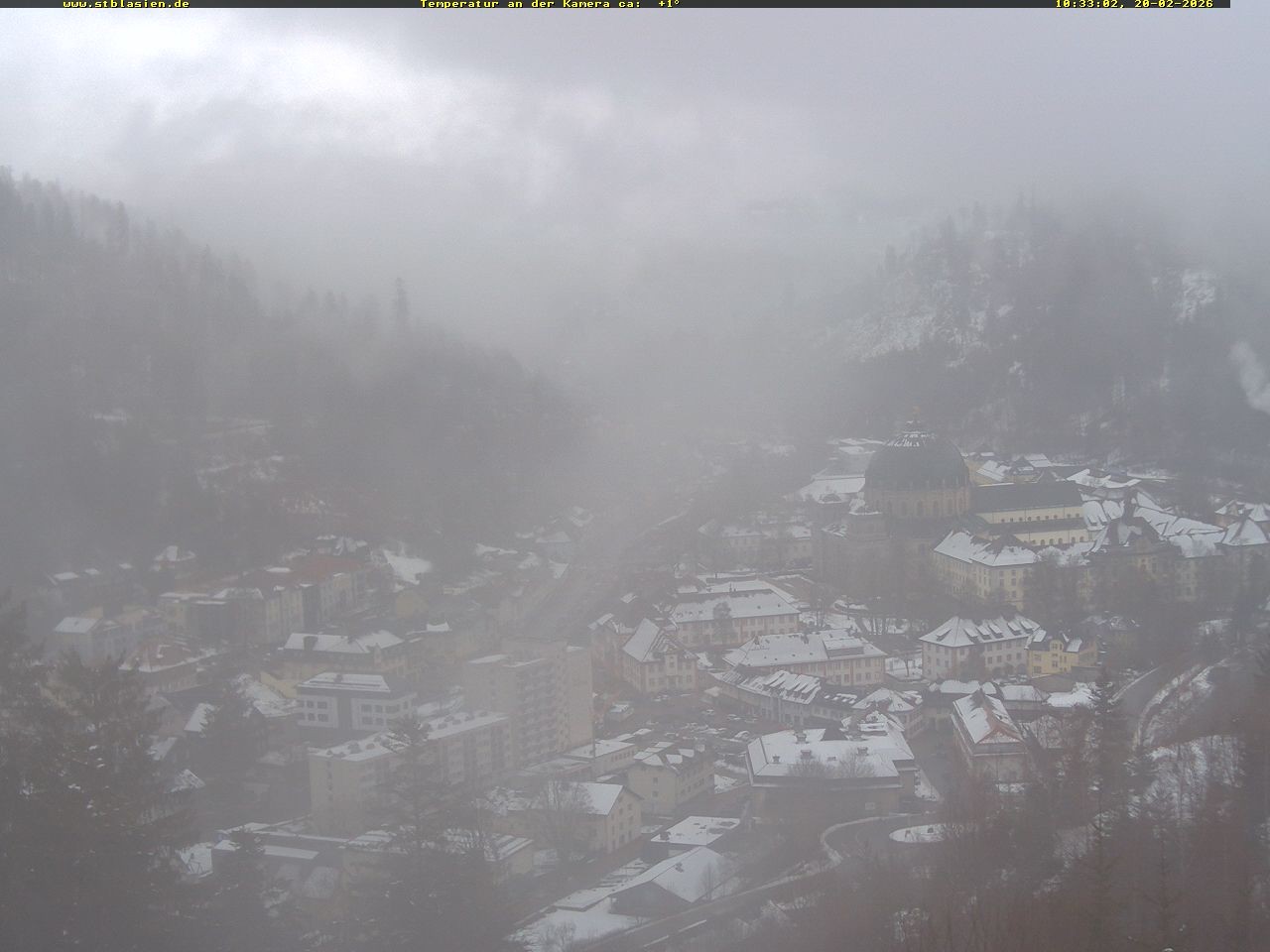 Archiv Foto Webcam Schwarzwald: St. Blasien
