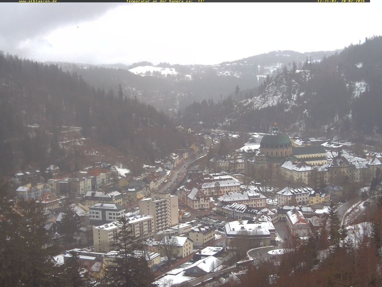 Archiv Foto Webcam Schwarzwald: St. Blasien