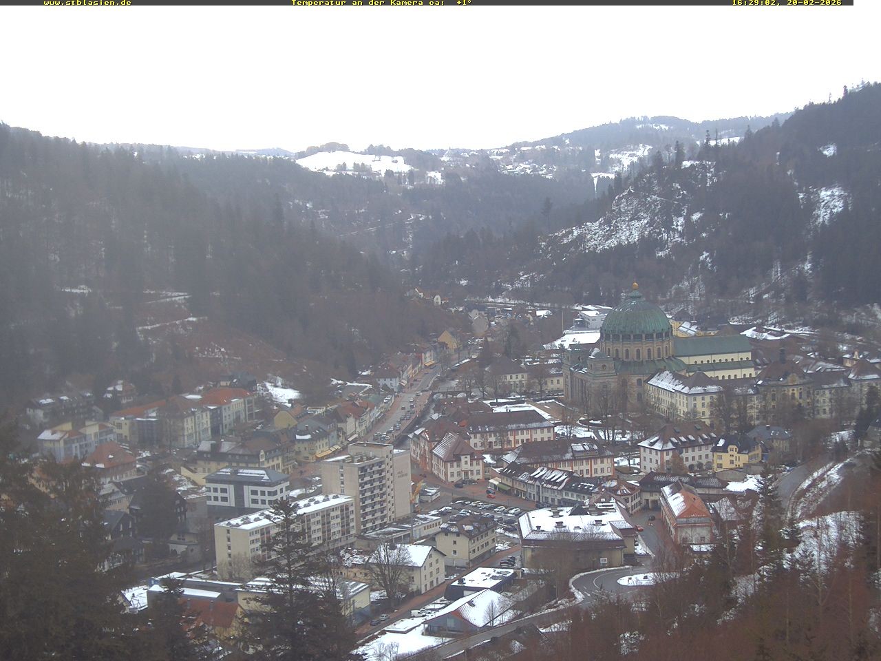 Archiv Foto Webcam Schwarzwald: St. Blasien