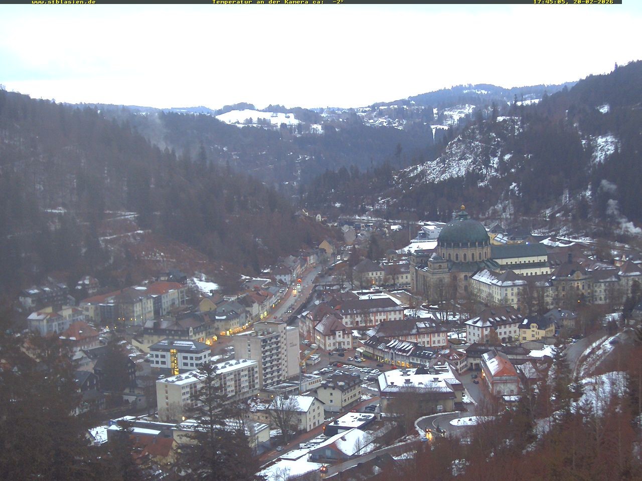 Archiv Foto Webcam Schwarzwald: St. Blasien