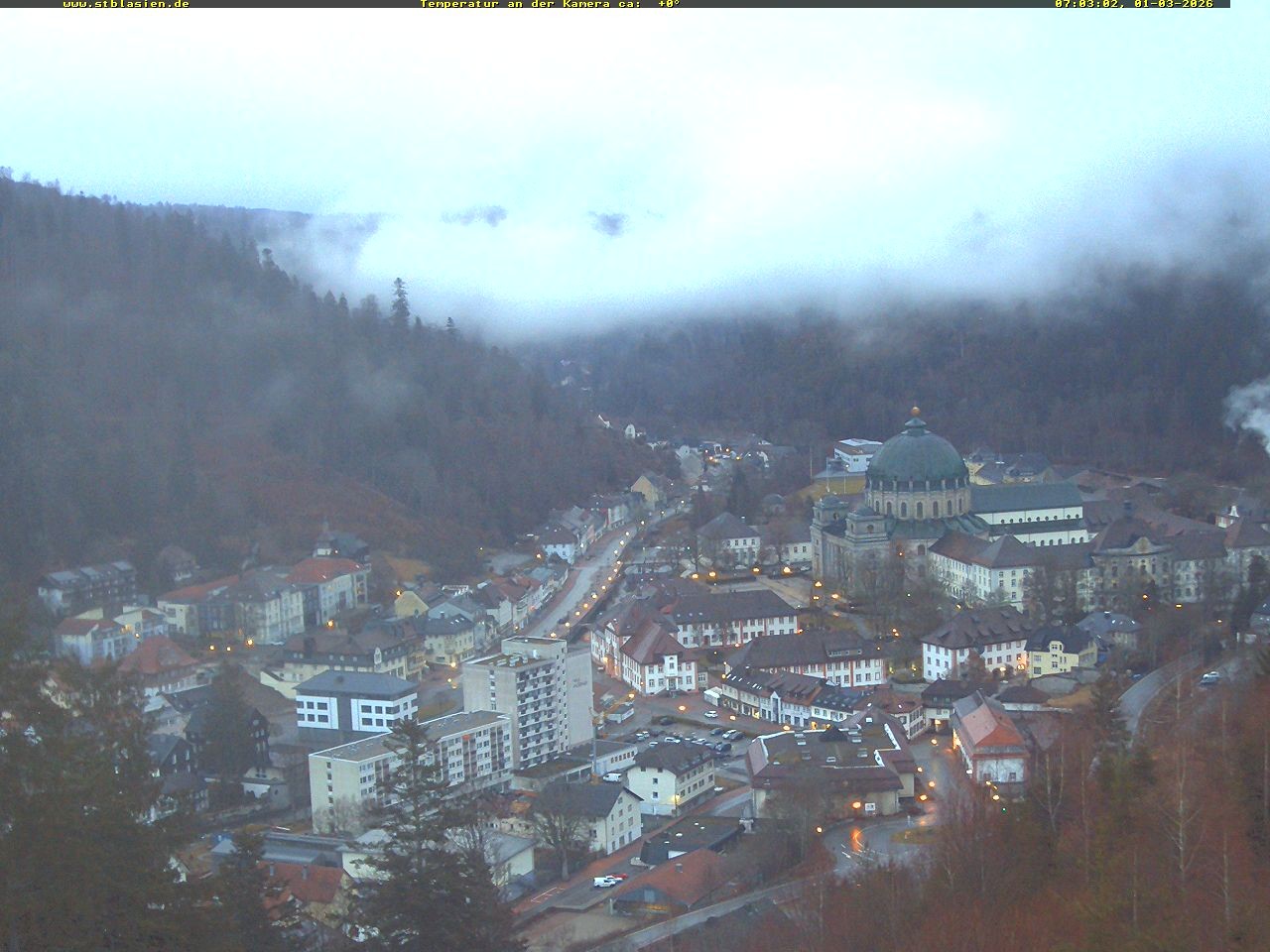 Archiv Foto Webcam Schwarzwald: St. Blasien