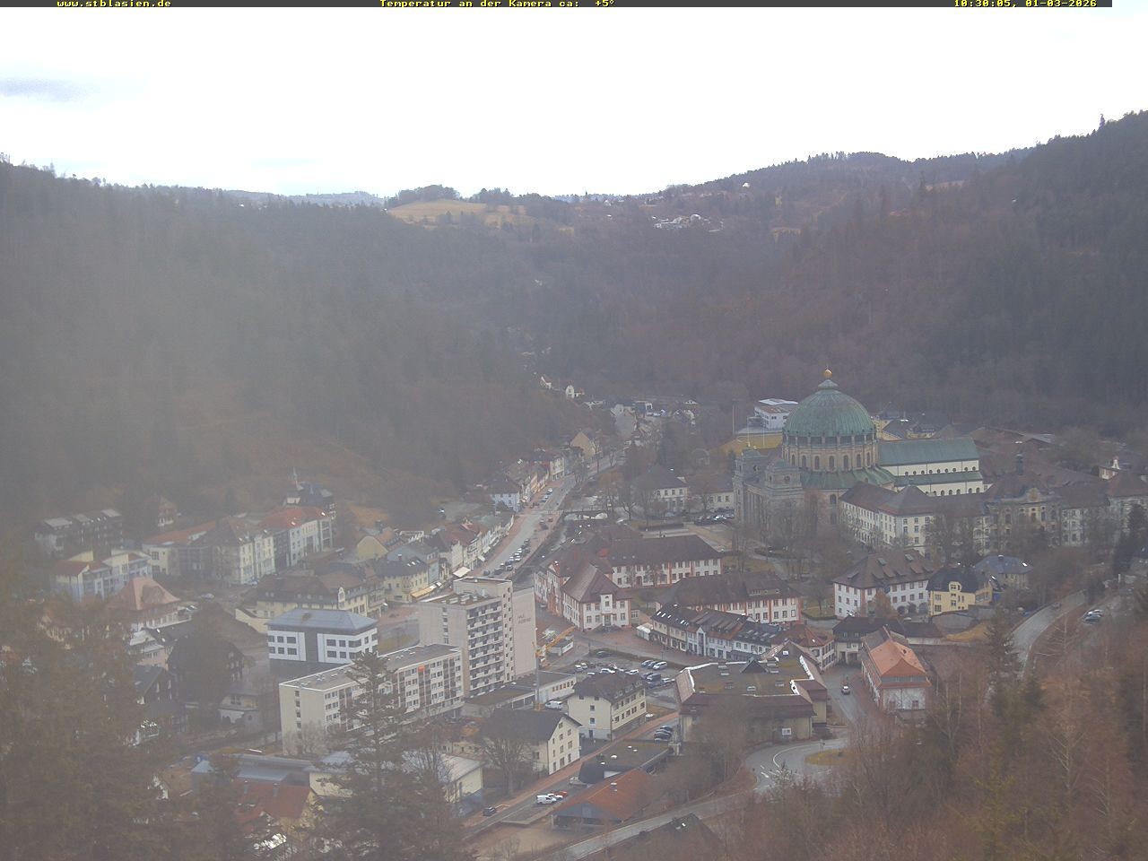 Archiv Foto Webcam Schwarzwald: St. Blasien