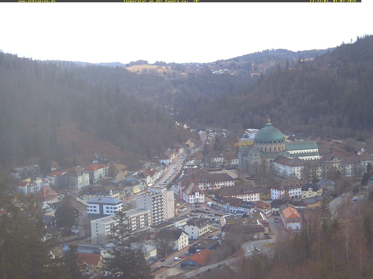 Archiv Foto Webcam Schwarzwald: St. Blasien