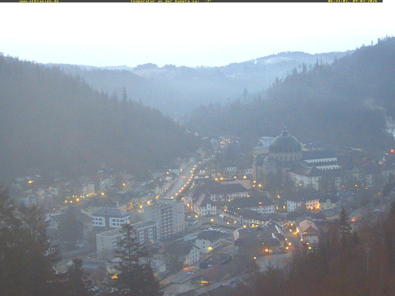 Archiv Foto Webcam Schwarzwald: St. Blasien