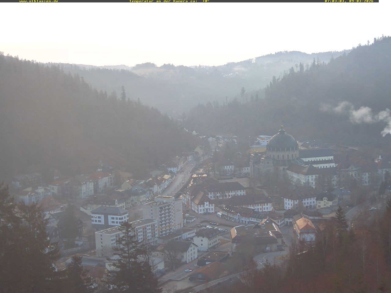 Archiv Foto Webcam Schwarzwald: St. Blasien