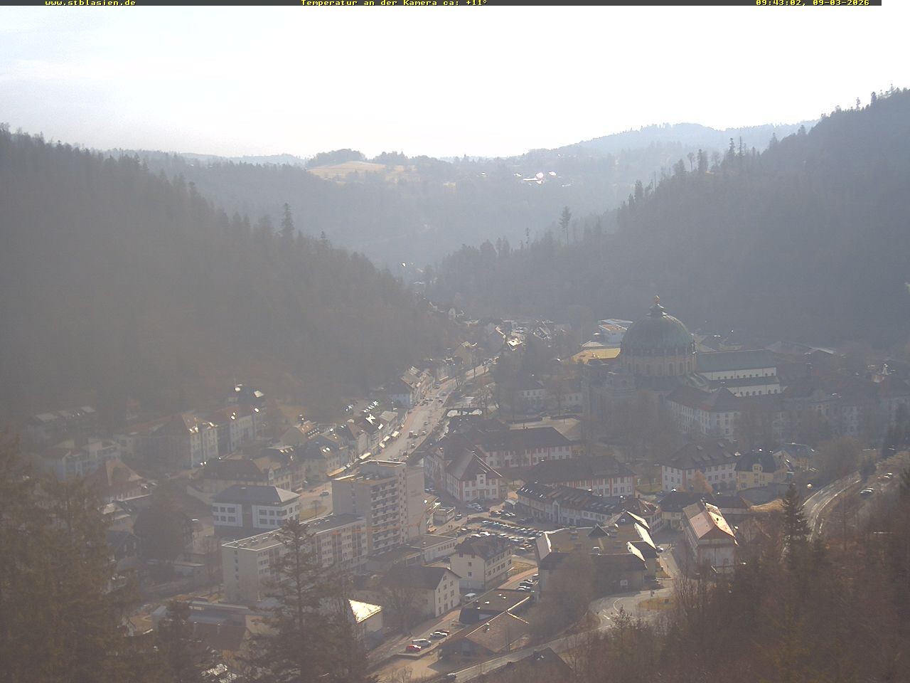 Archiv Foto Webcam Schwarzwald: St. Blasien