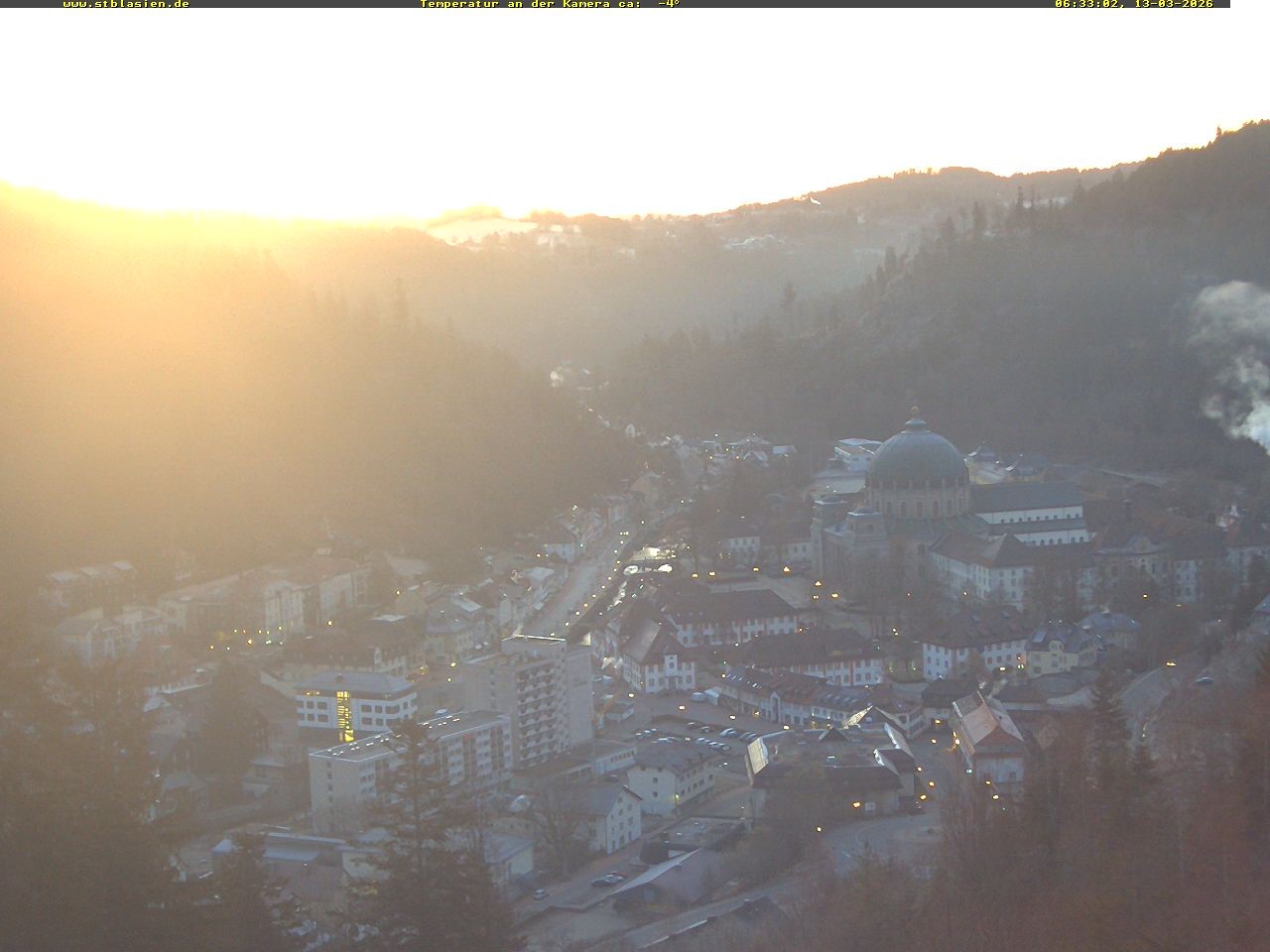 Archiv Foto Webcam Schwarzwald: St. Blasien