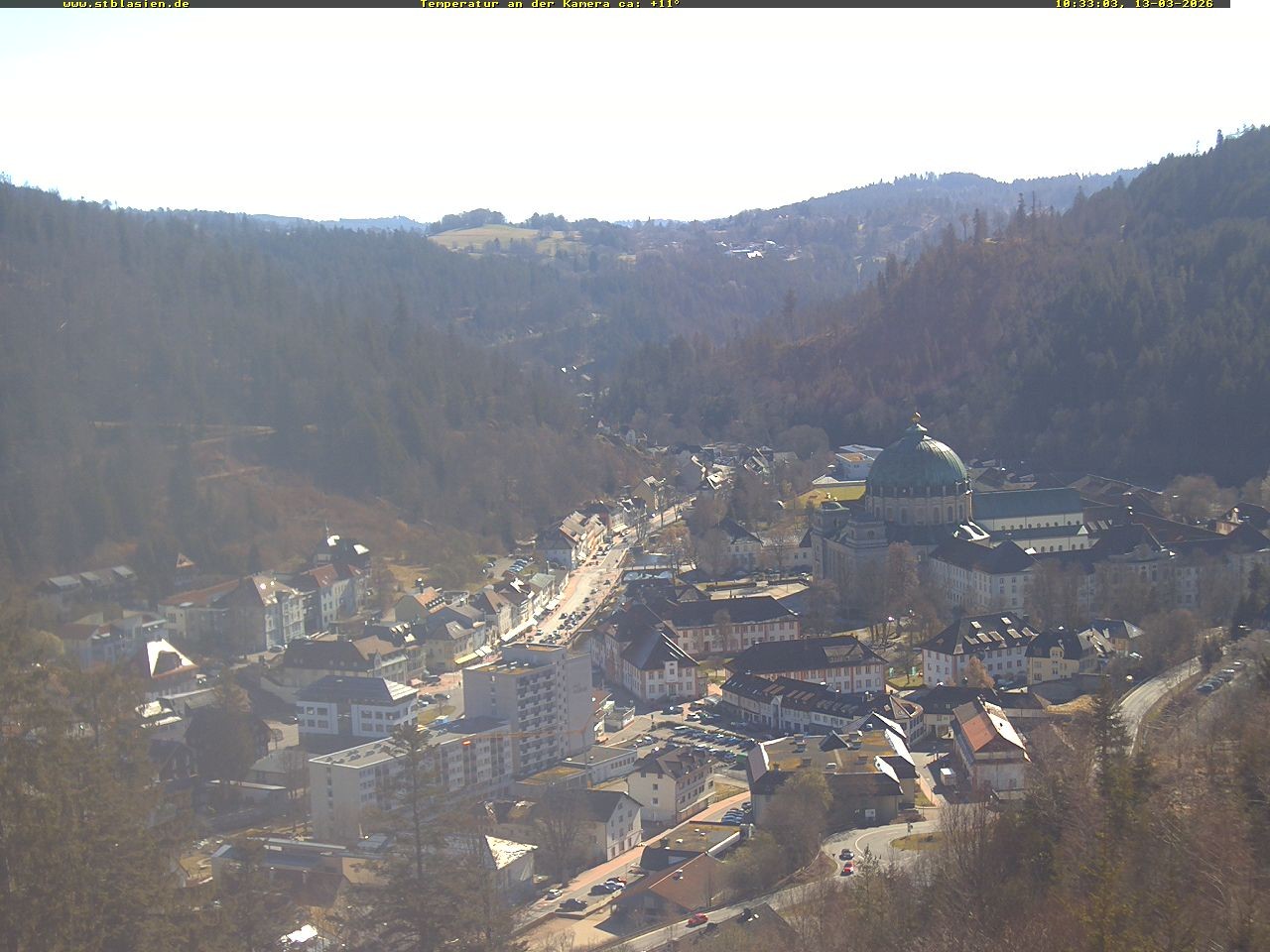 Archiv Foto Webcam Schwarzwald: St. Blasien