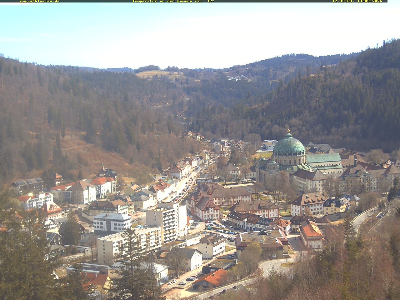 Archiv Foto Webcam Schwarzwald: St. Blasien