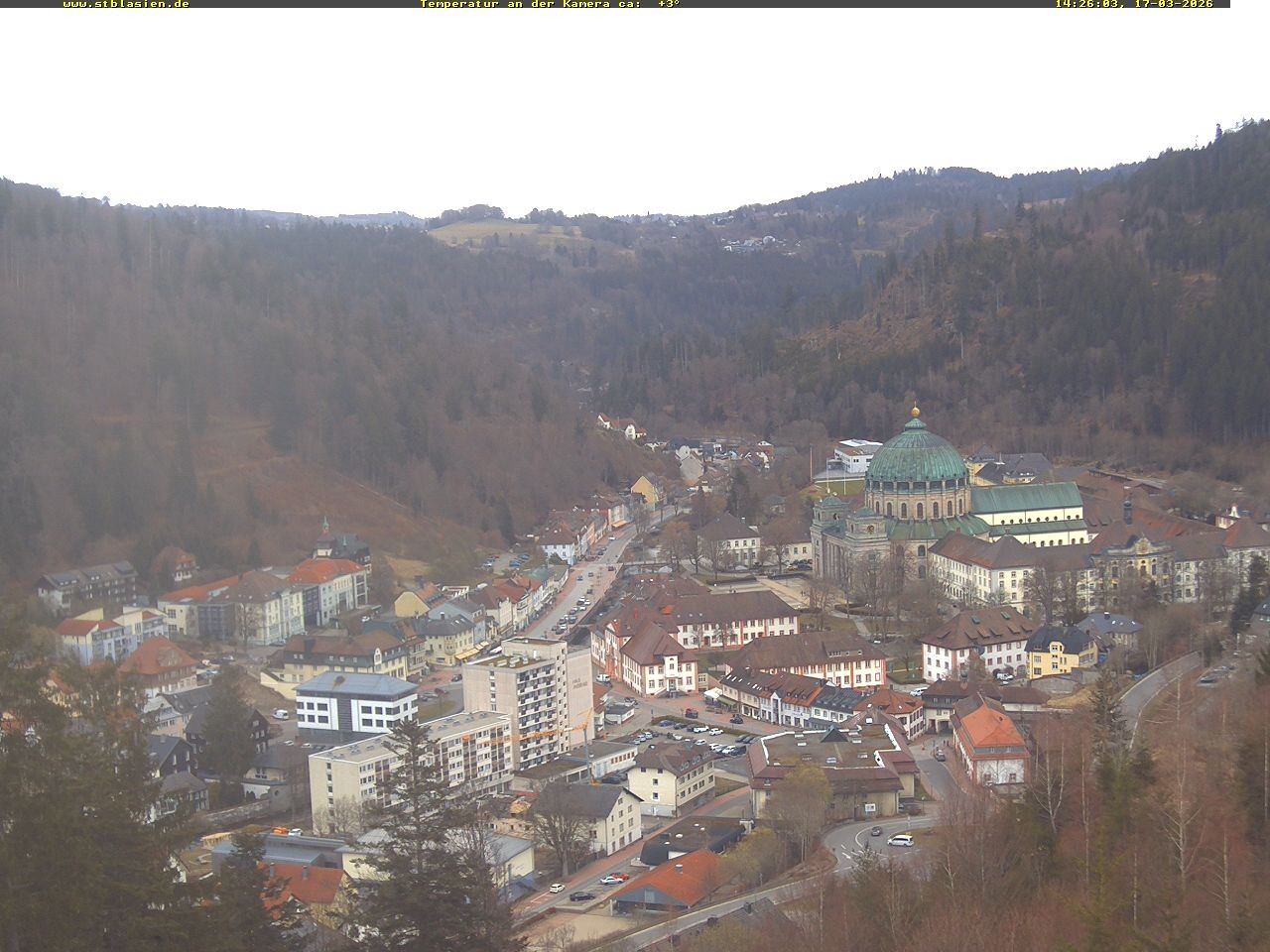 Archiv Foto Webcam Schwarzwald: St. Blasien