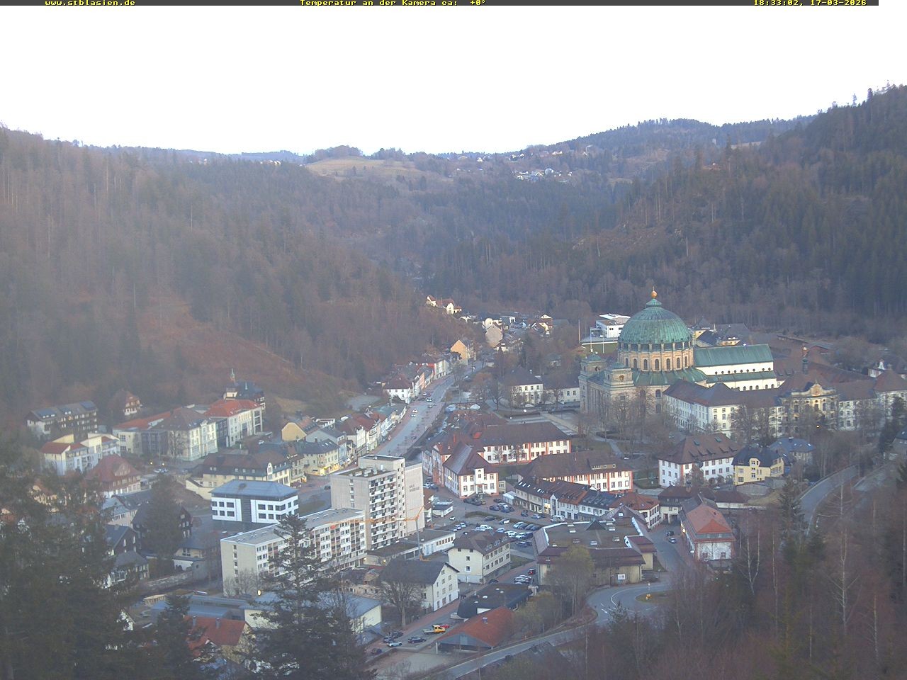 Archiv Foto Webcam Schwarzwald: St. Blasien