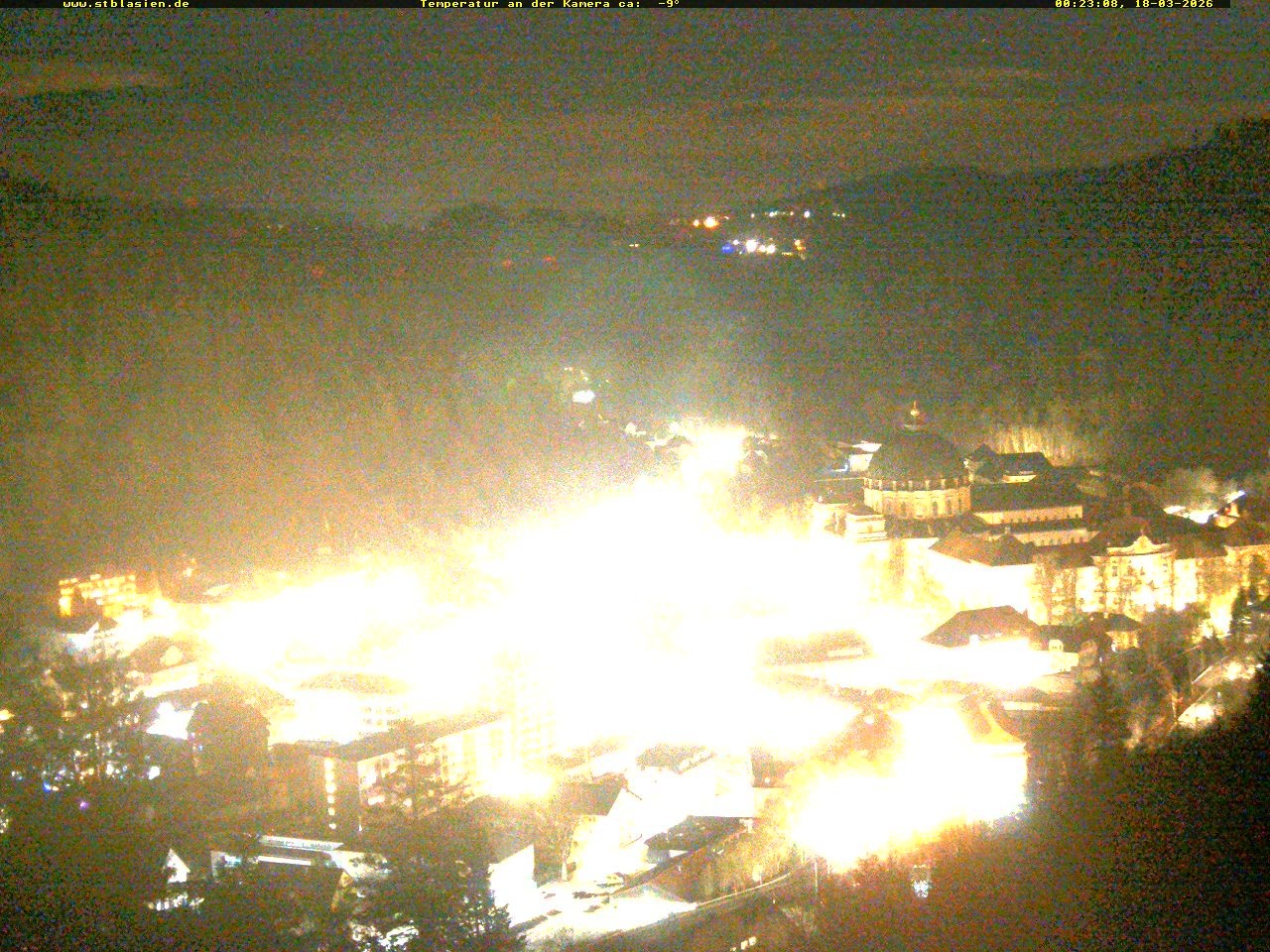 Archived image Webcam Black Forest: St. Blasien